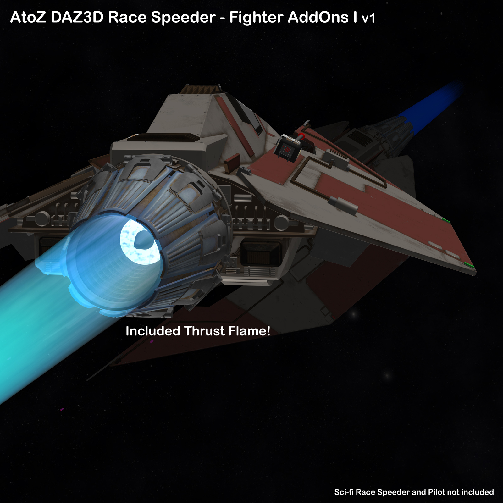 AtoZ Race Speeder Fighter AddOns I v1 for DS by N/A