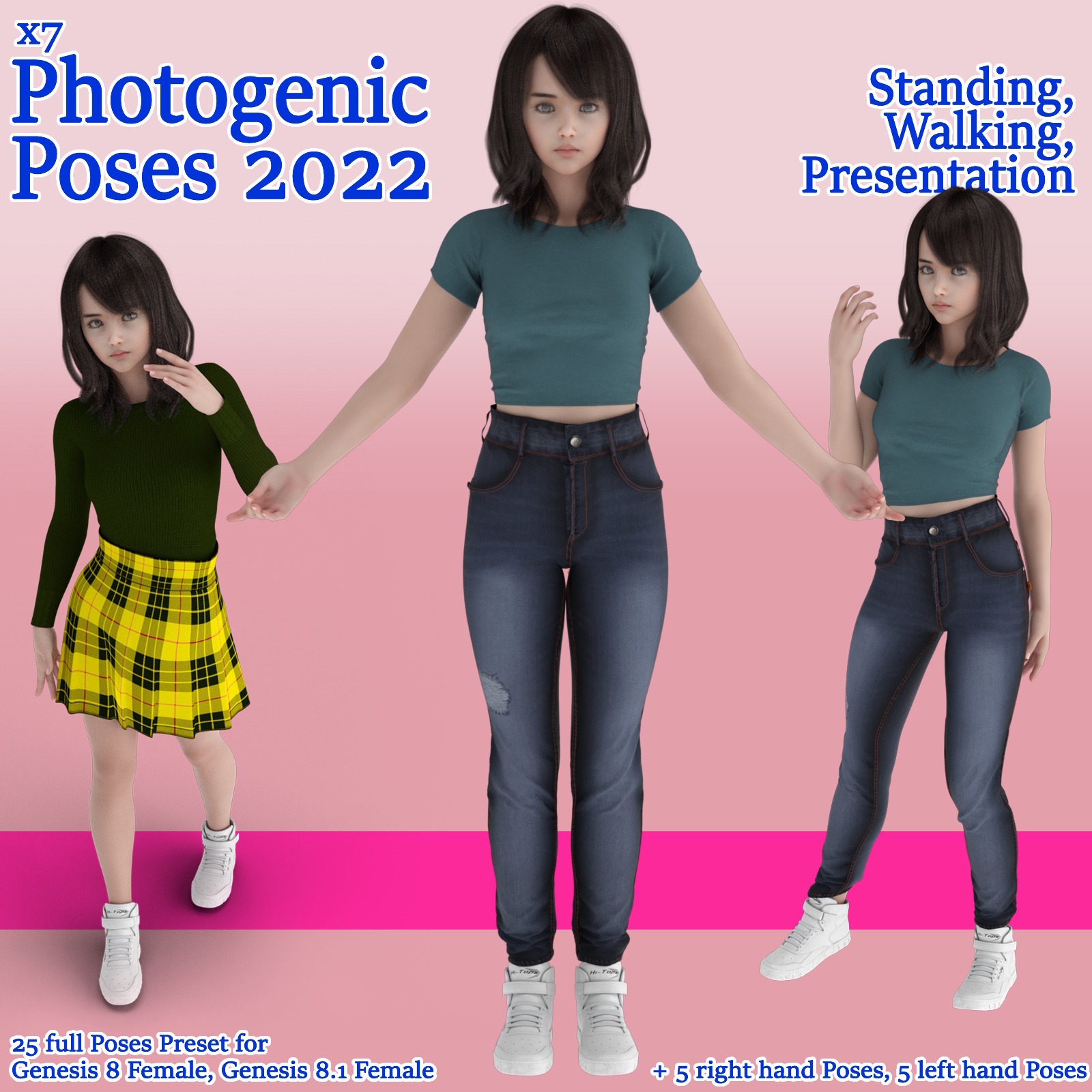 Photogenic Poses 2022 Standing, Walking, Presentation by N/A