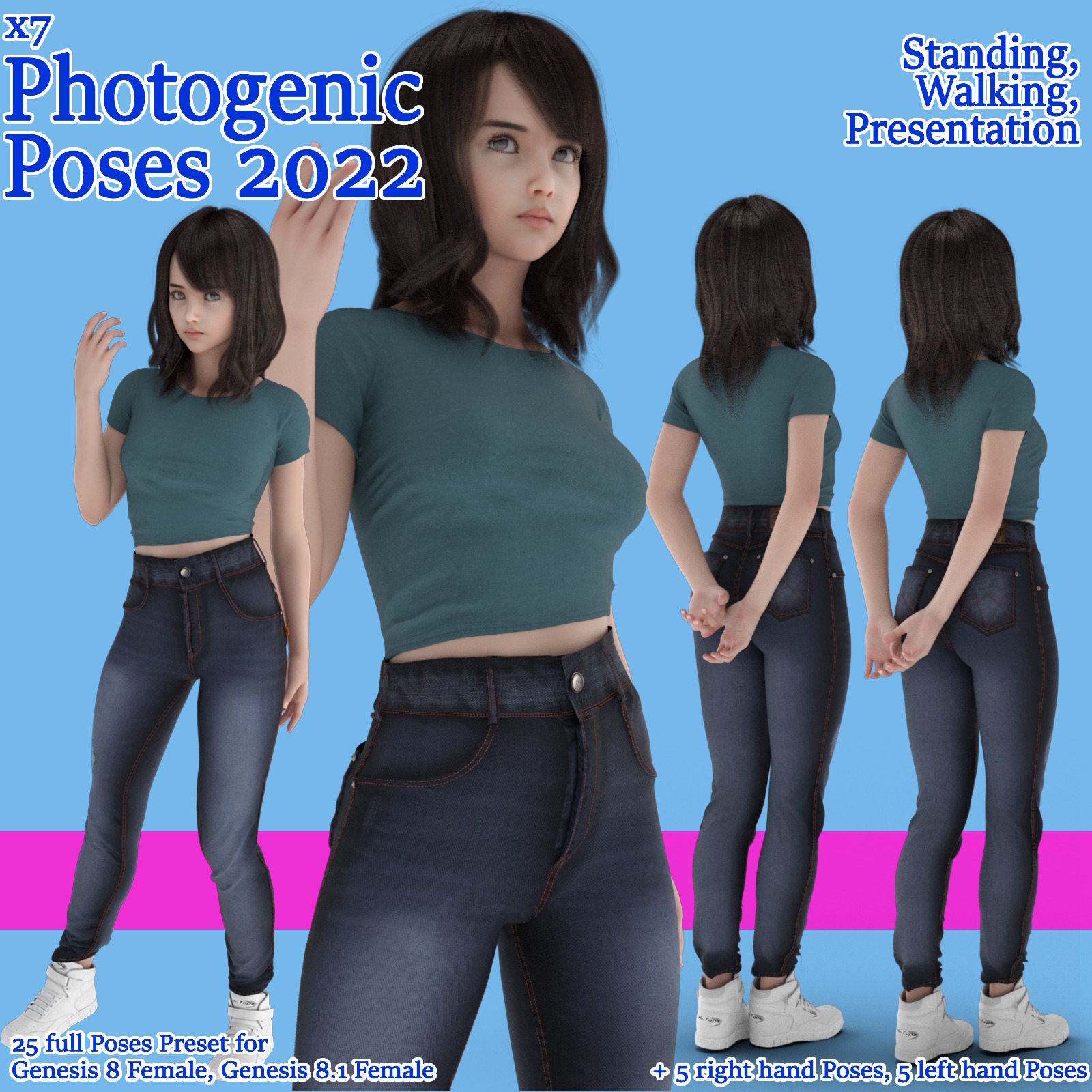 Photogenic Poses 2022 Standing, Walking, Presentation by N/A