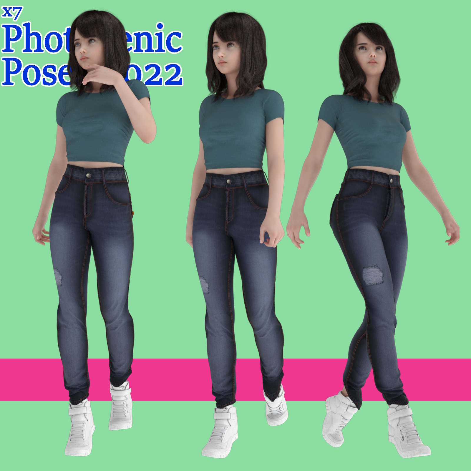 Photogenic Poses 2022 Standing, Walking, Presentation by N/A