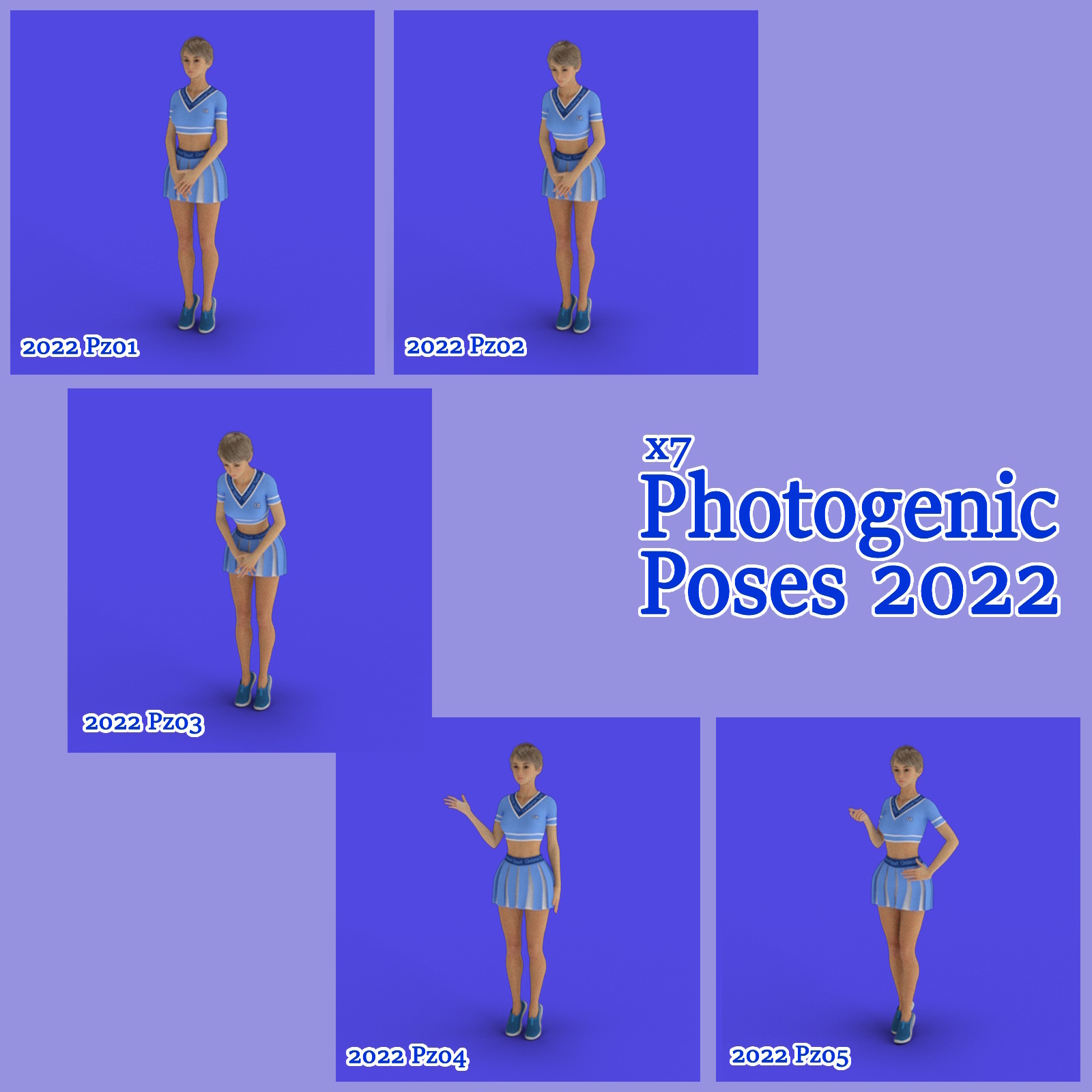 Photogenic Poses 2022 Standing, Walking, Presentation by N/A