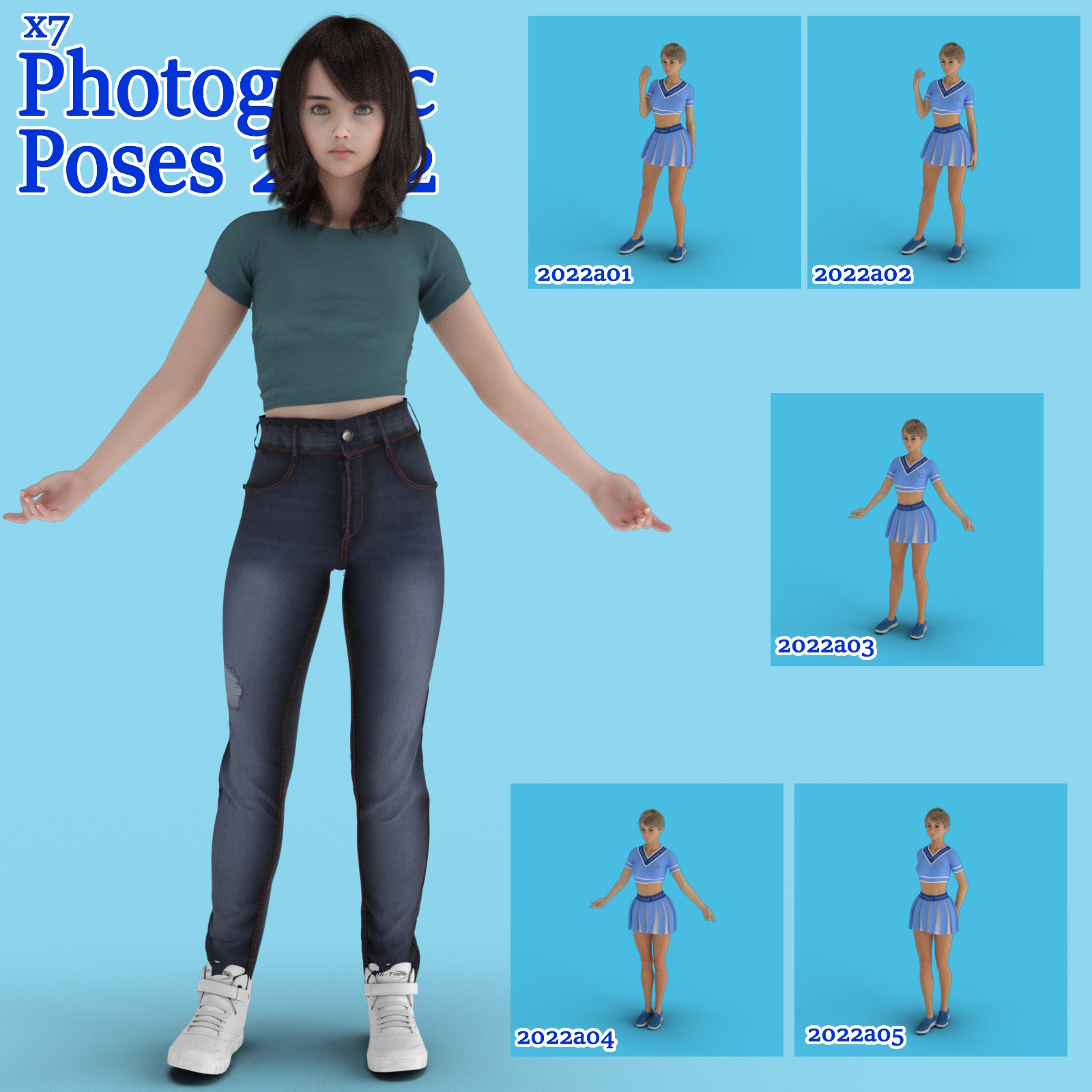 Photogenic Poses 2022 Standing, Walking, Presentation by N/A