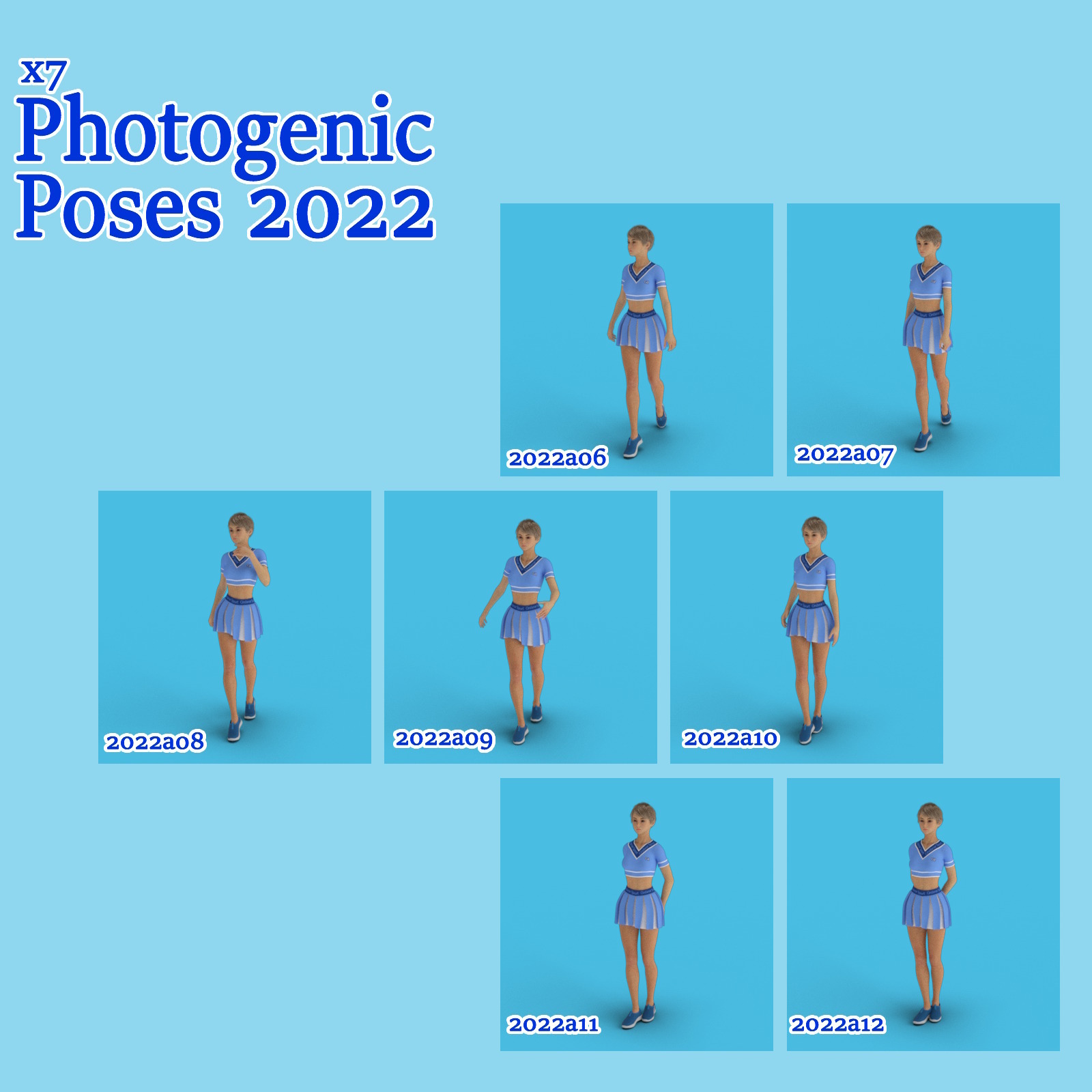 Photogenic Poses 2022 Standing, Walking, Presentation by N/A
