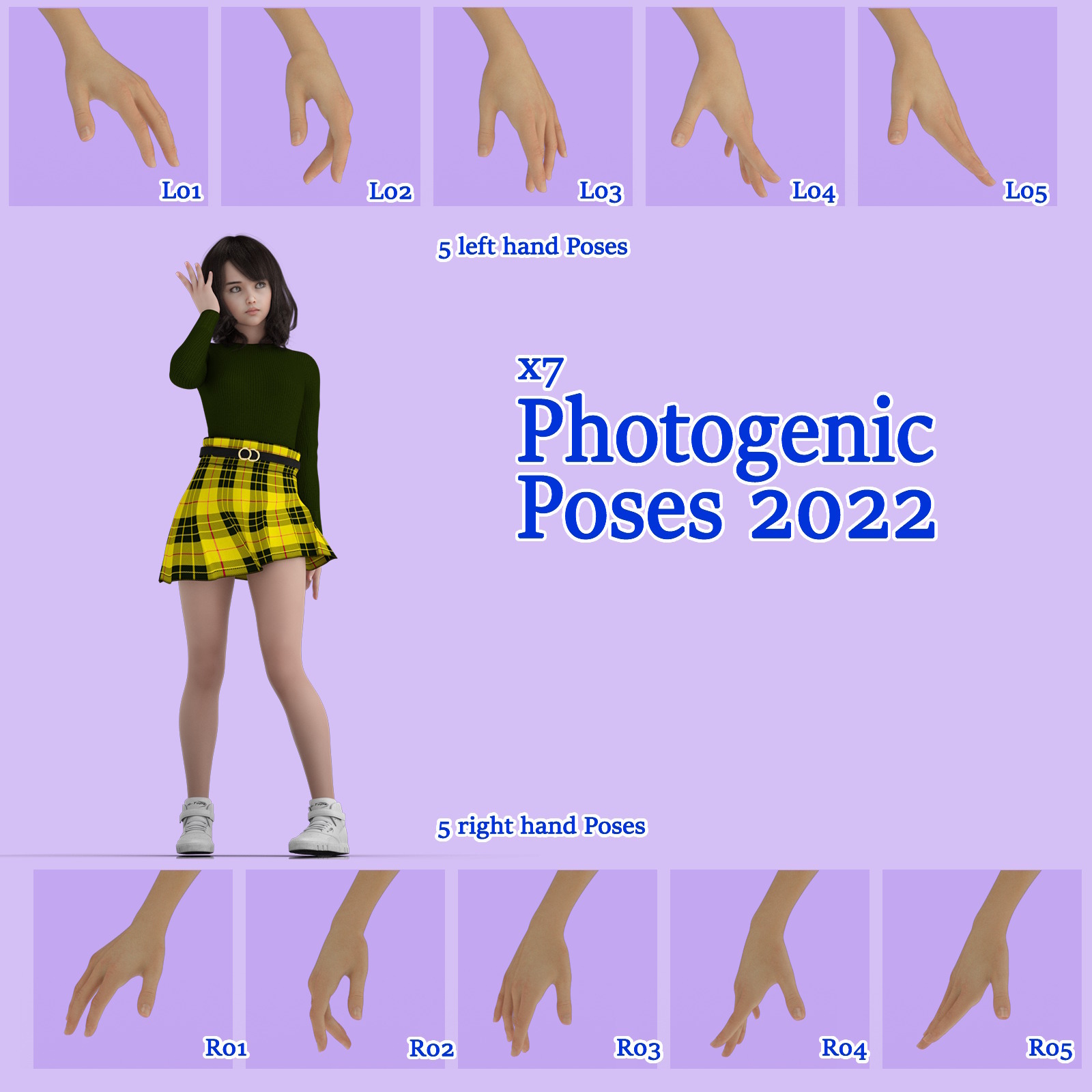 Photogenic Poses 2022 Standing, Walking, Presentation by N/A