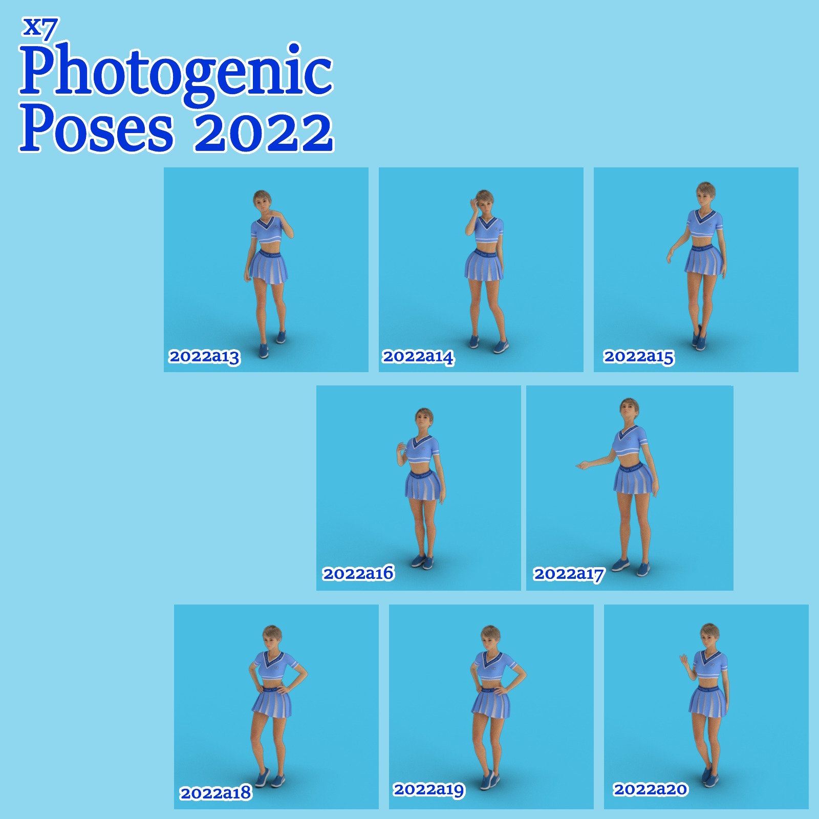 Photogenic Poses 2022 Standing, Walking, Presentation by N/A