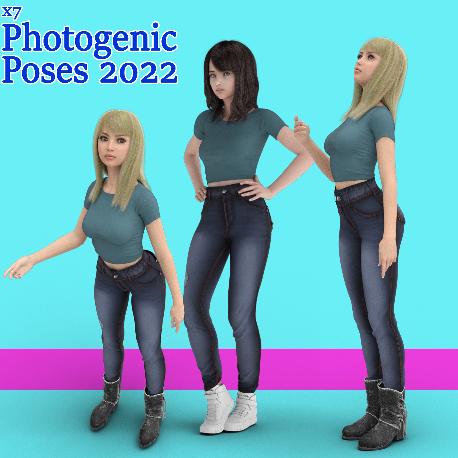 Photogenic Poses 2022 Standing, Walking, Presentation by N/A