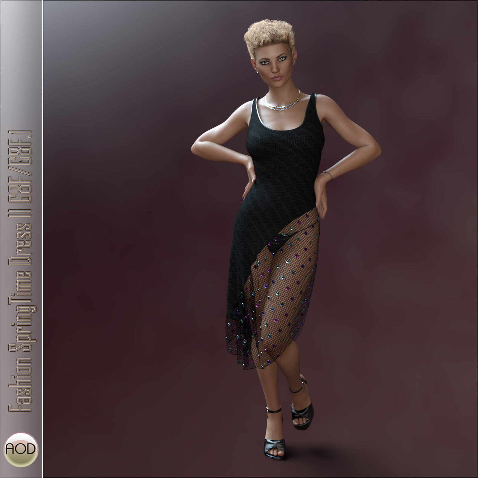 Fashion SpringTime Dress G8F-G8F.1 by N/A