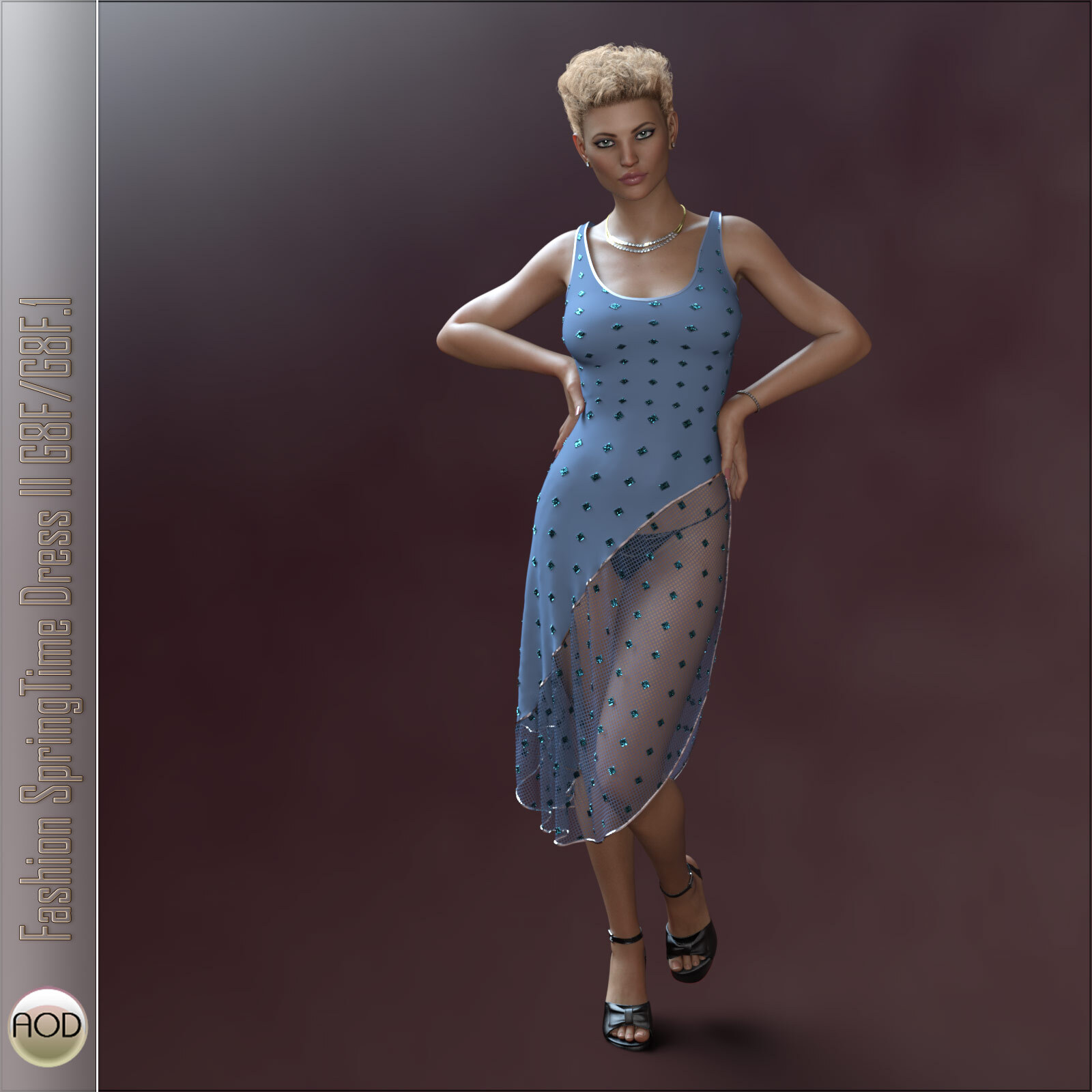 Fashion SpringTime Dress G8F-G8F.1 by N/A