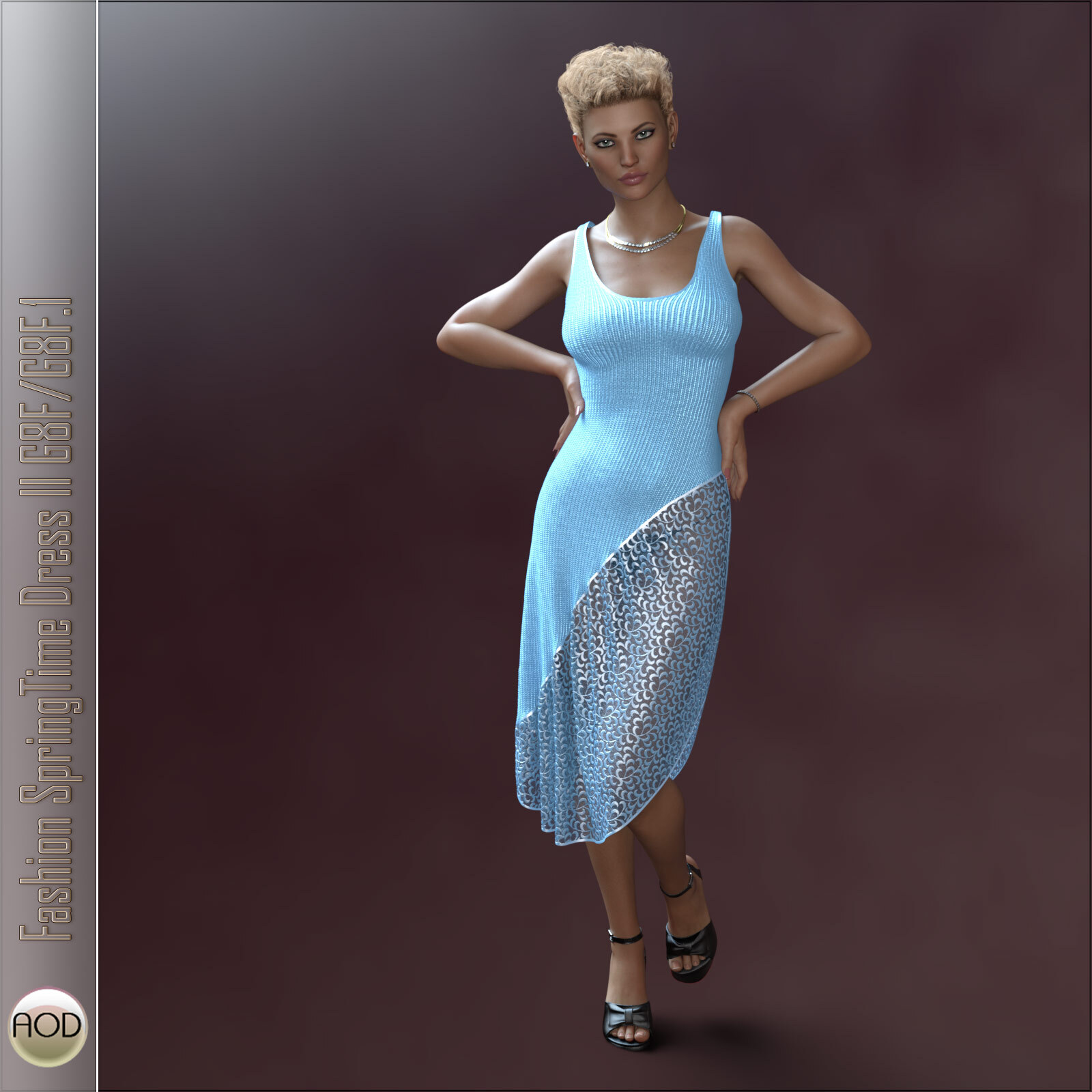 Fashion SpringTime Dress G8F-G8F.1 by N/A