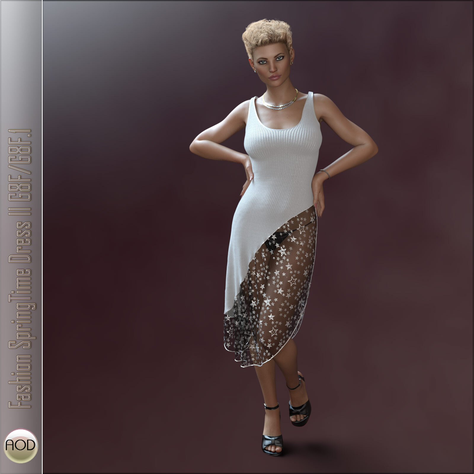 Fashion SpringTime Dress G8F-G8F.1 by N/A
