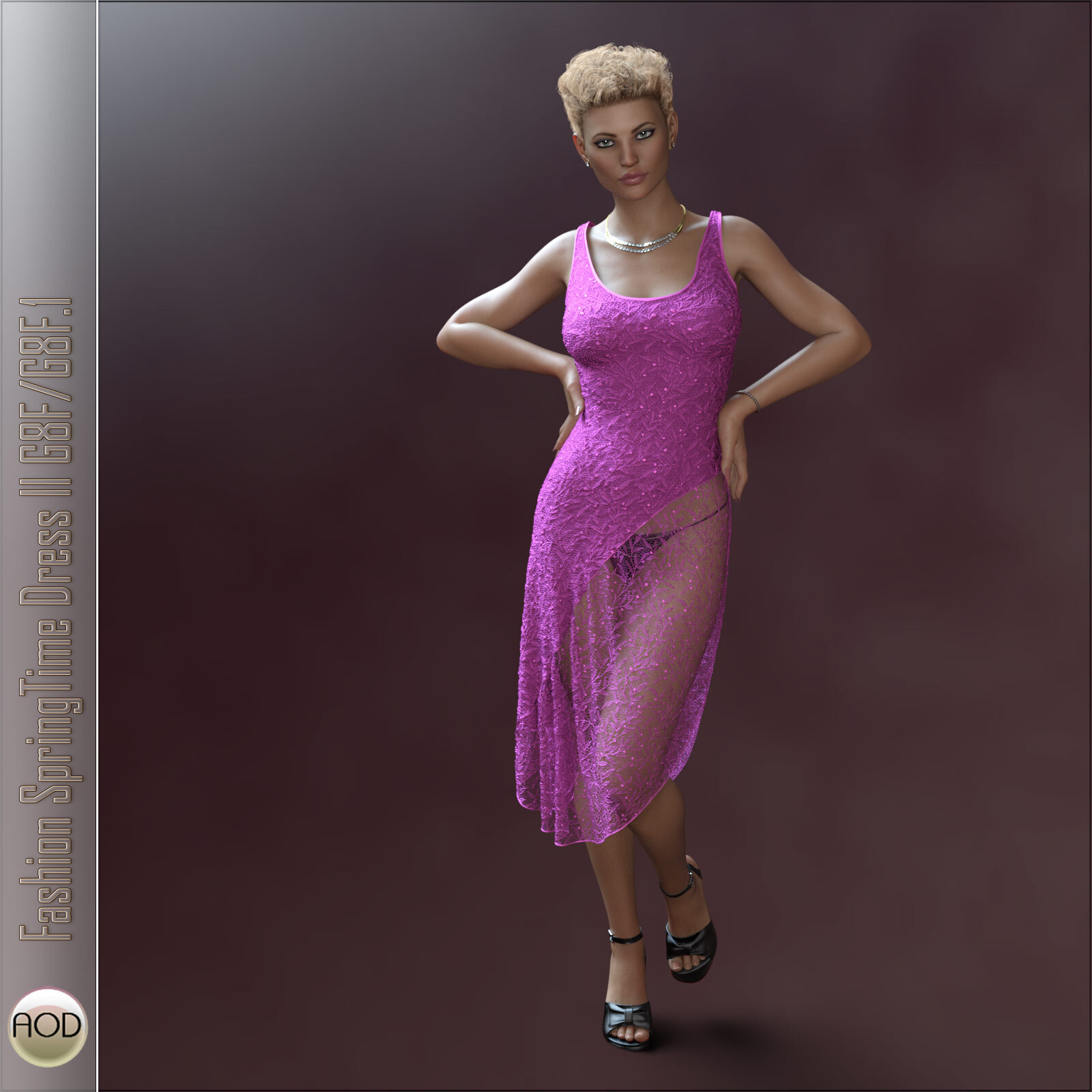 Fashion SpringTime Dress G8F-G8F.1 by N/A
