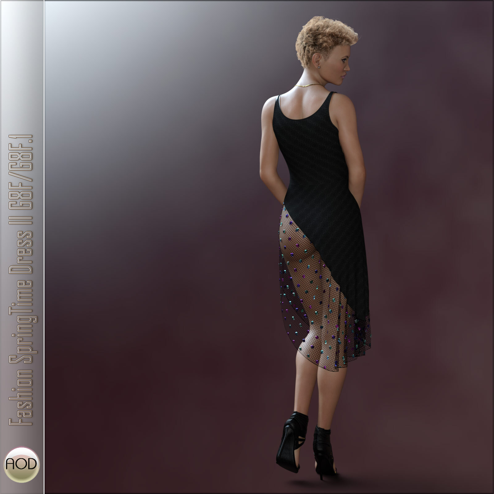 Fashion SpringTime Dress G8F-G8F.1 by N/A