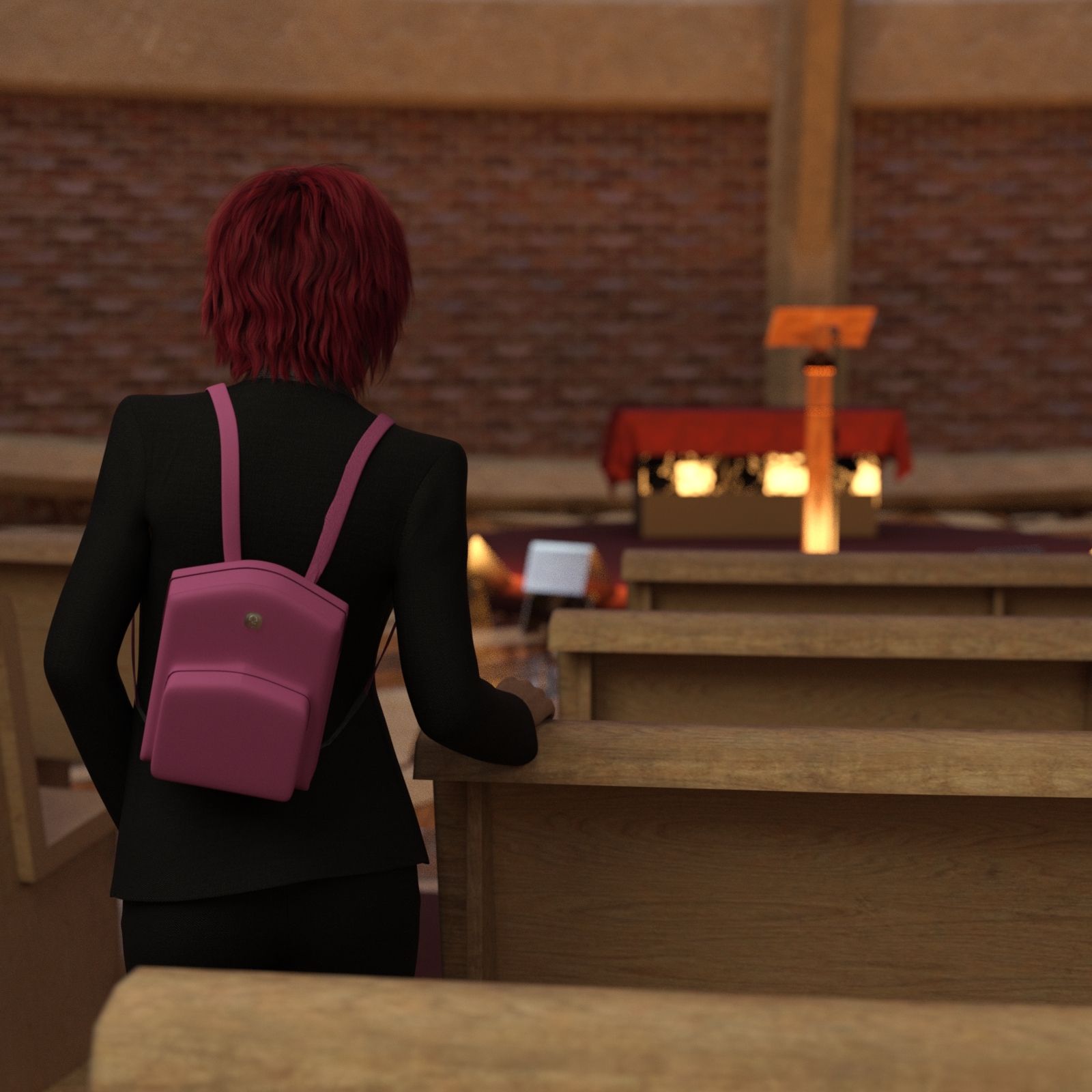 LK3D Trendy Backpack by N/A
