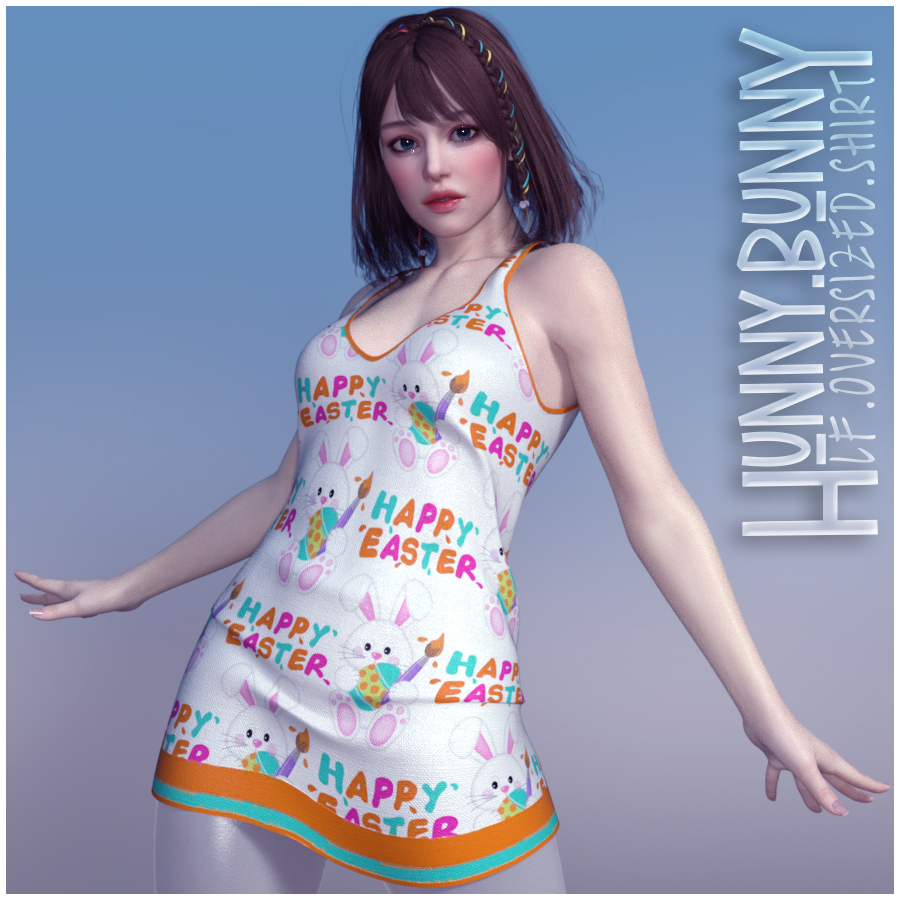 Hunny Bunny LF Oversized Shirt G8F by N/A
