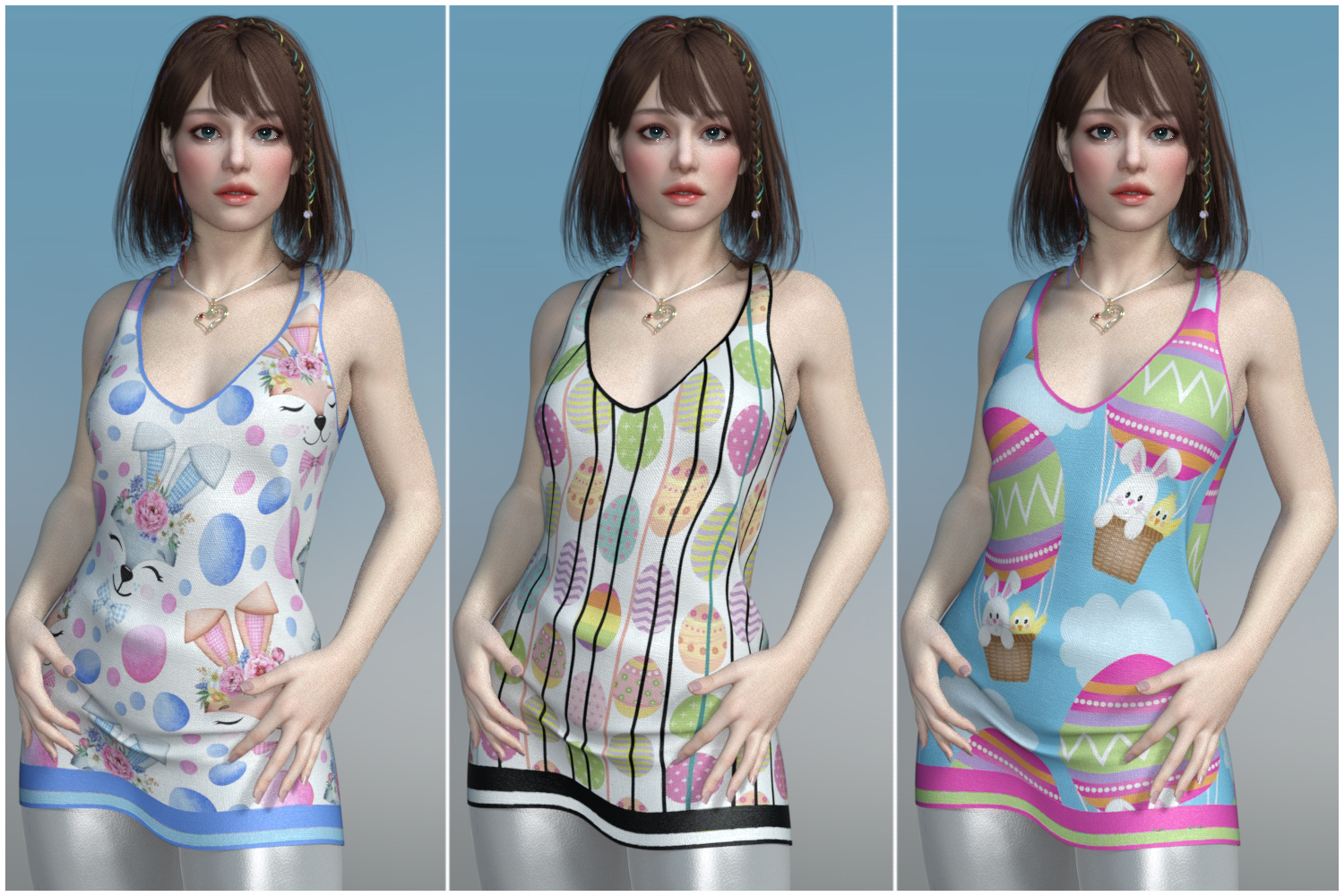 Hunny Bunny LF Oversized Shirt G8F by N/A