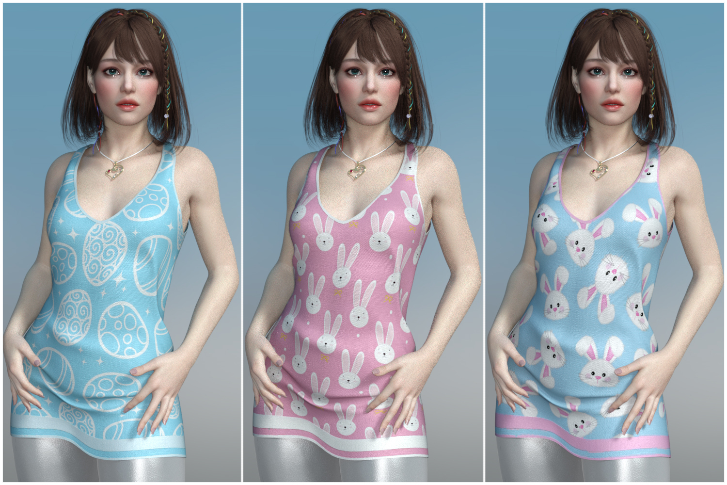 Hunny Bunny LF Oversized Shirt G8F by N/A
