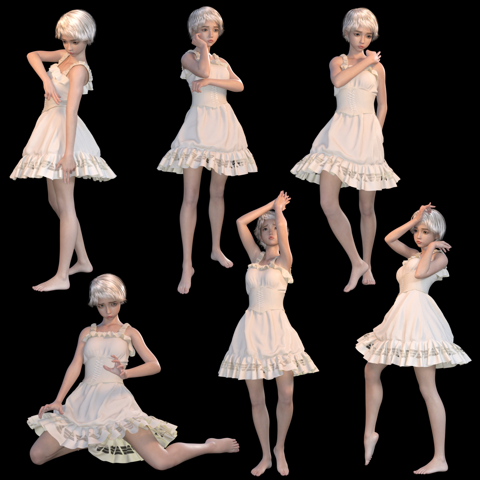 Pose Me Unique Vol.3 for G3F and G8F by N/A