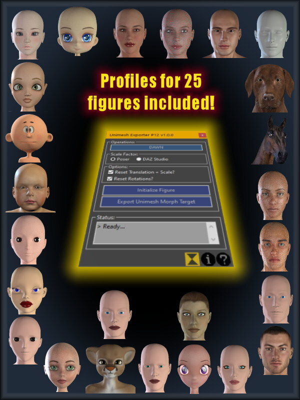 Unimesh Exporter for Poser 12 by N/A