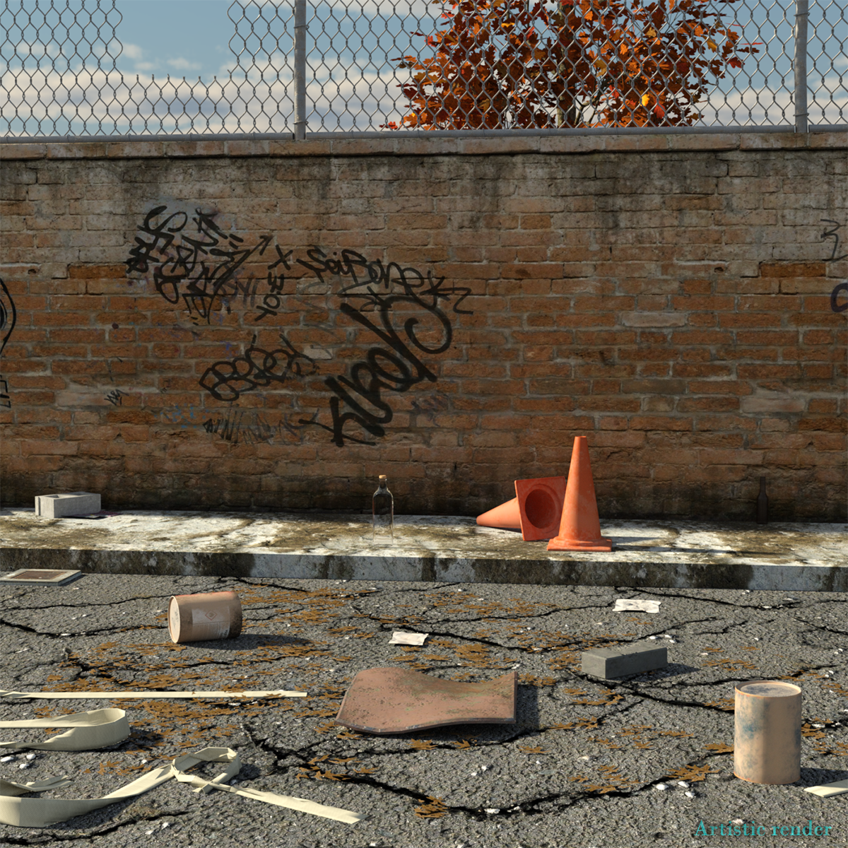 Stone and Asphalt Shaders for Daz Studio Iray by N/A