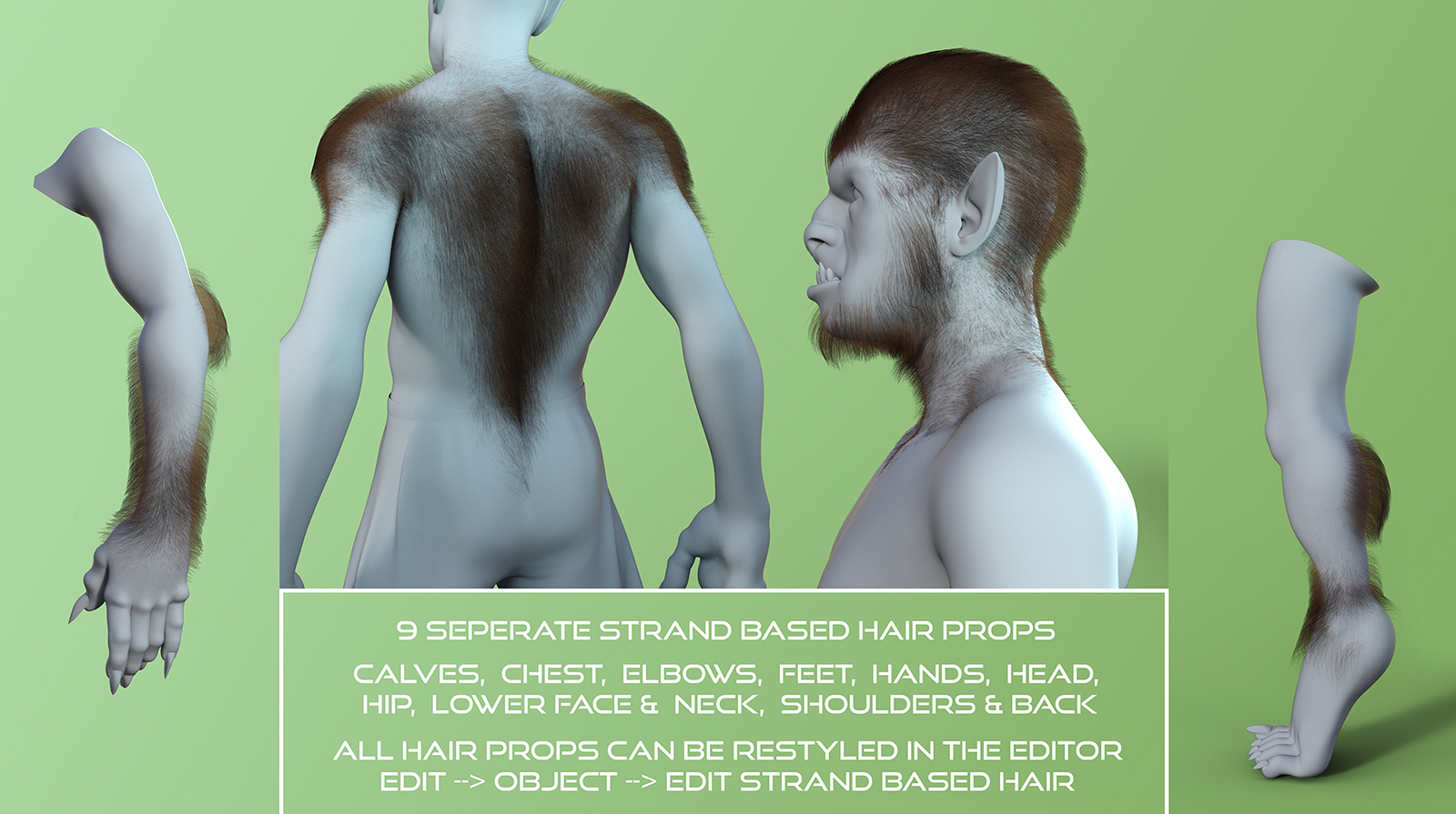 LoboMan for Genesis 8 Male by N/A