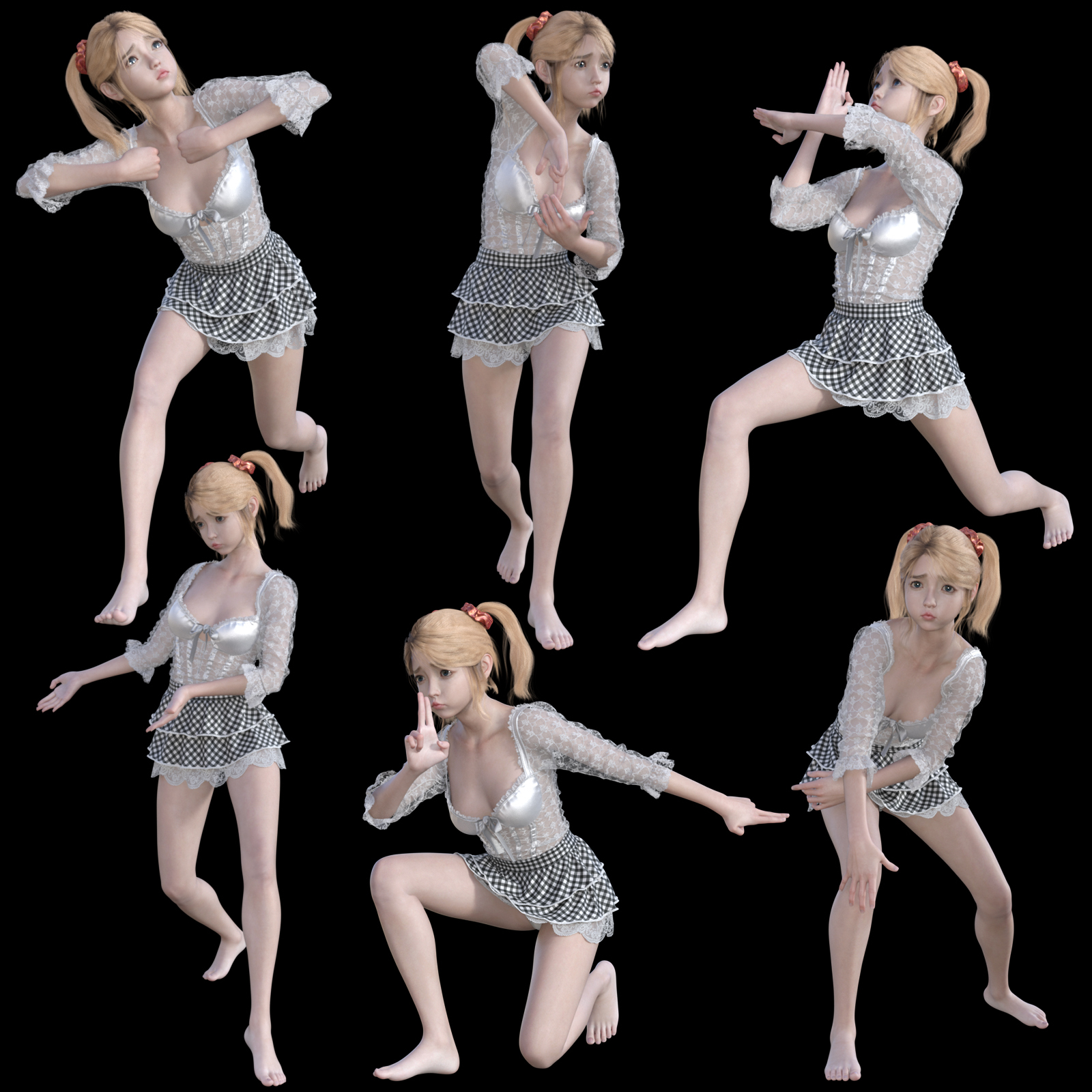 Pose Me Unique Vol.4 for G3F and G8F by N/A