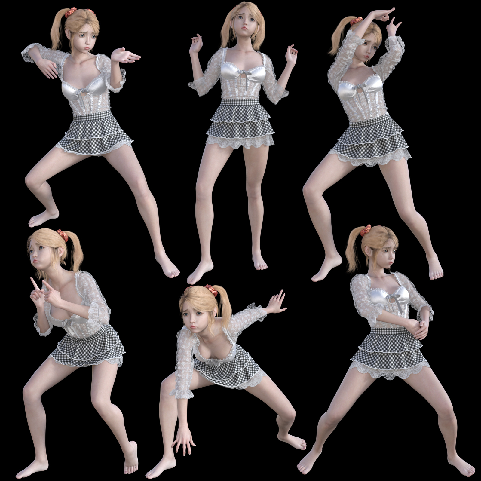 Pose Me Unique Vol.4 for G3F and G8F by N/A