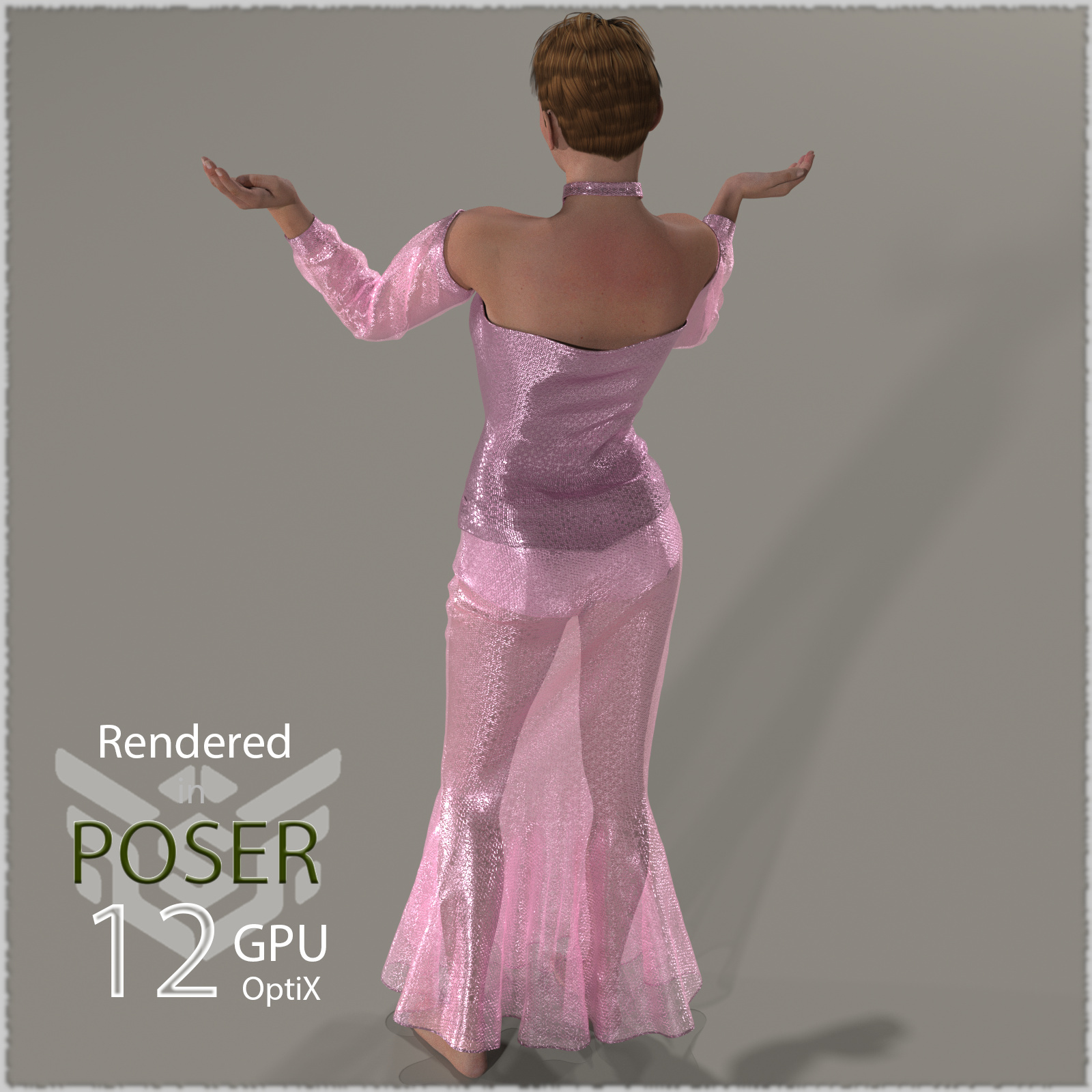 The SF Cloth set Poser Dynamic - La Femme and Dawn  dForce for G8F G3 by N/A