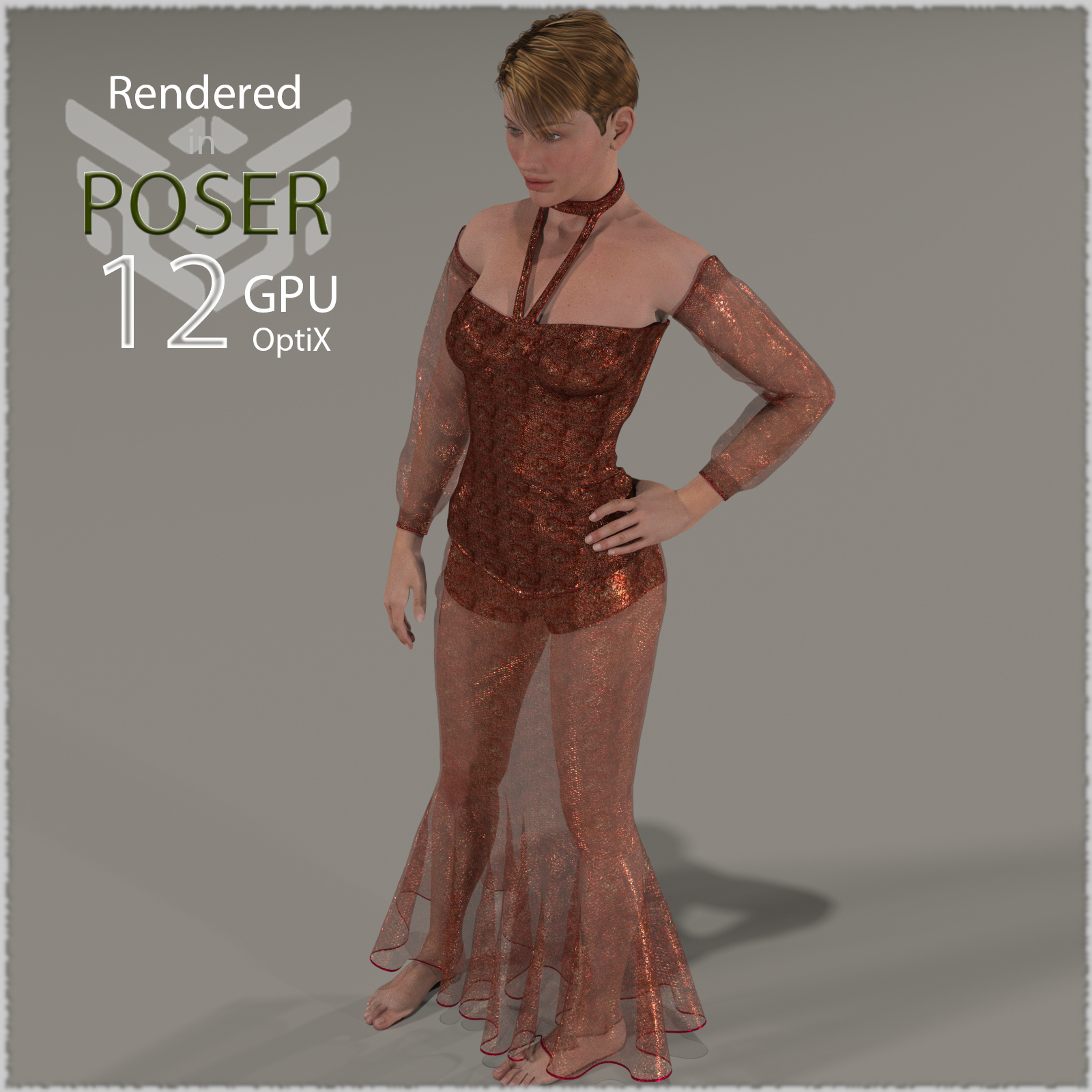 The SF Cloth set Poser Dynamic - La Femme and Dawn  dForce for G8F G3 by N/A