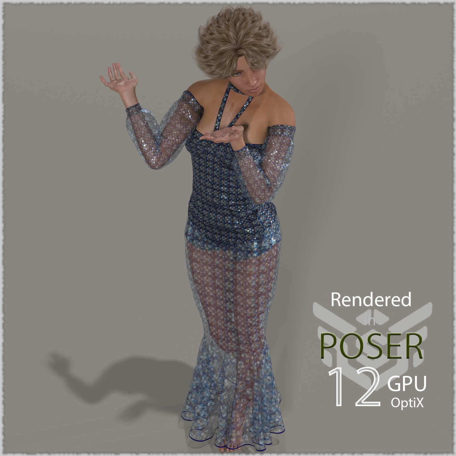 The SF Cloth set Poser Dynamic - La Femme and Dawn  dForce for G8F G3 by N/A