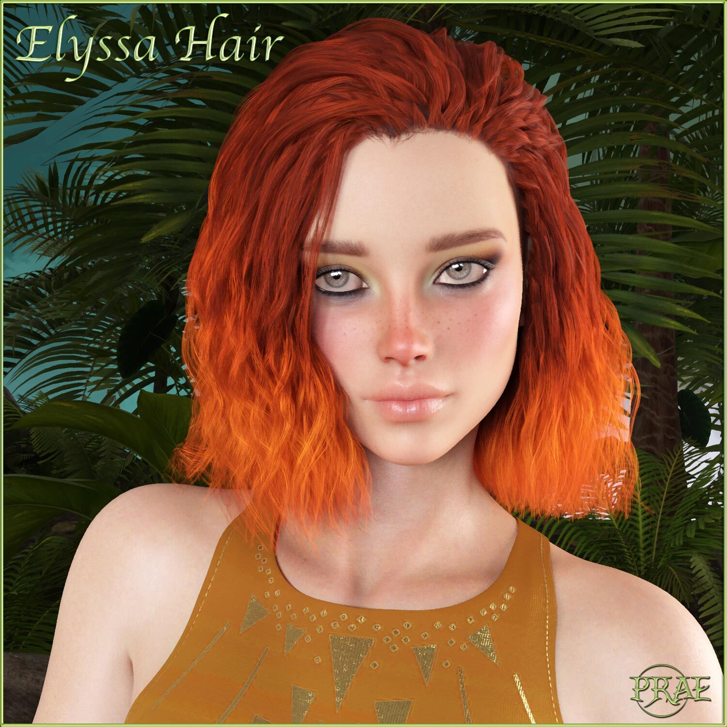 Prae-Elyssa Hair For G8 Daz by N/A