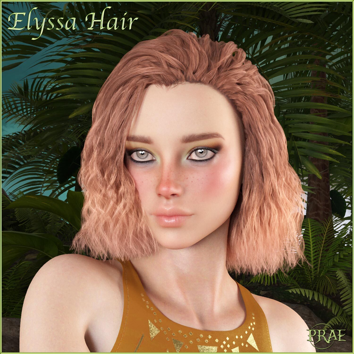 Prae-Elyssa Hair For G8 Daz by N/A