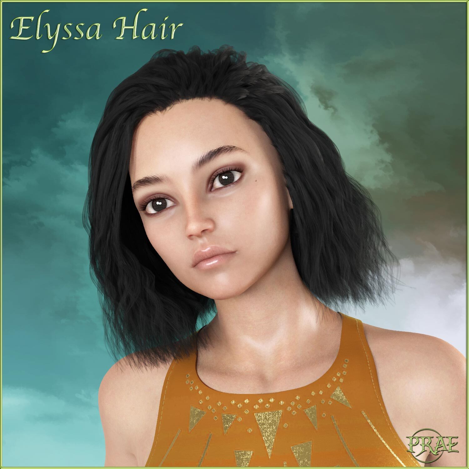 Prae-Elyssa Hair For G8 Daz by N/A