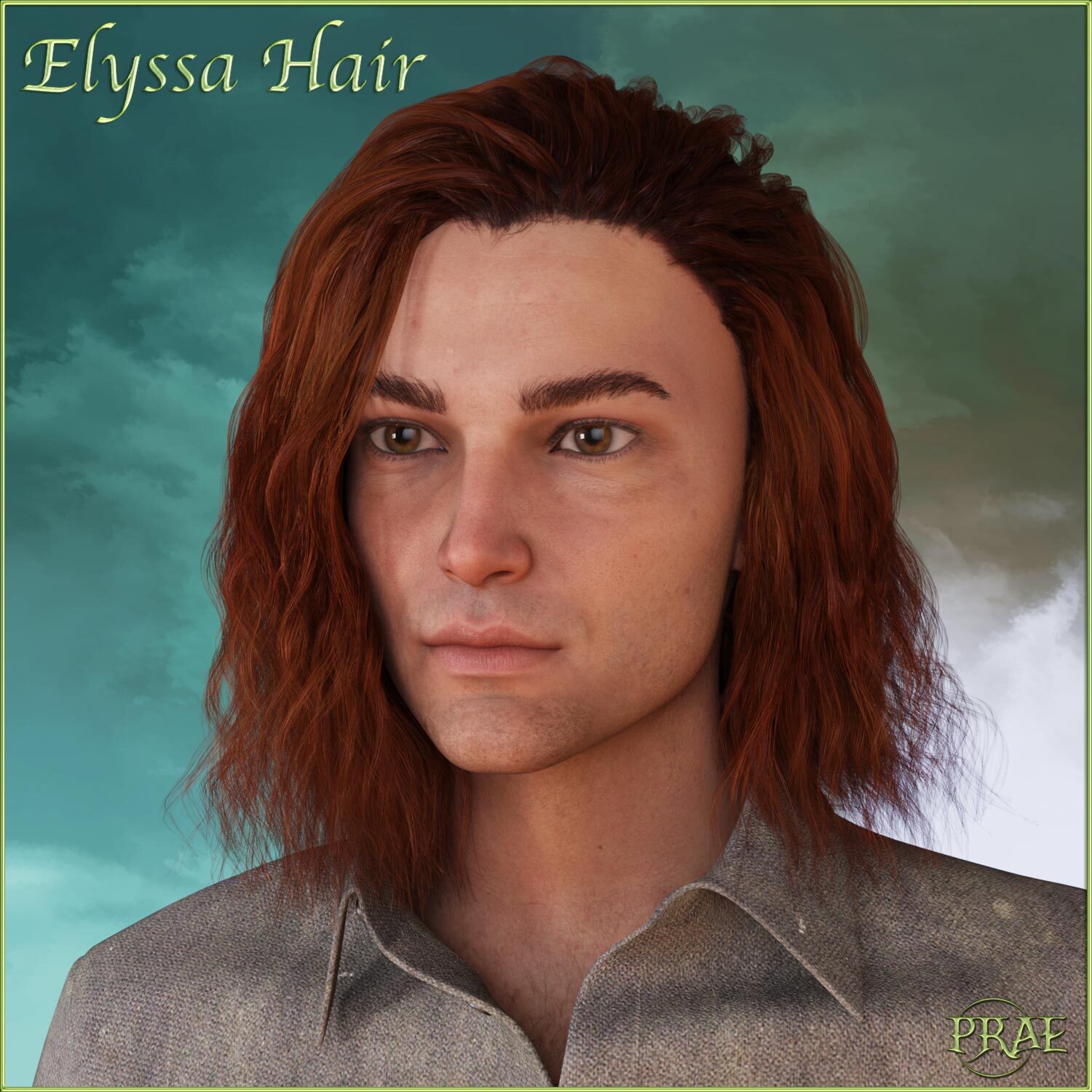 Prae-Elyssa Hair For G8 Daz by N/A
