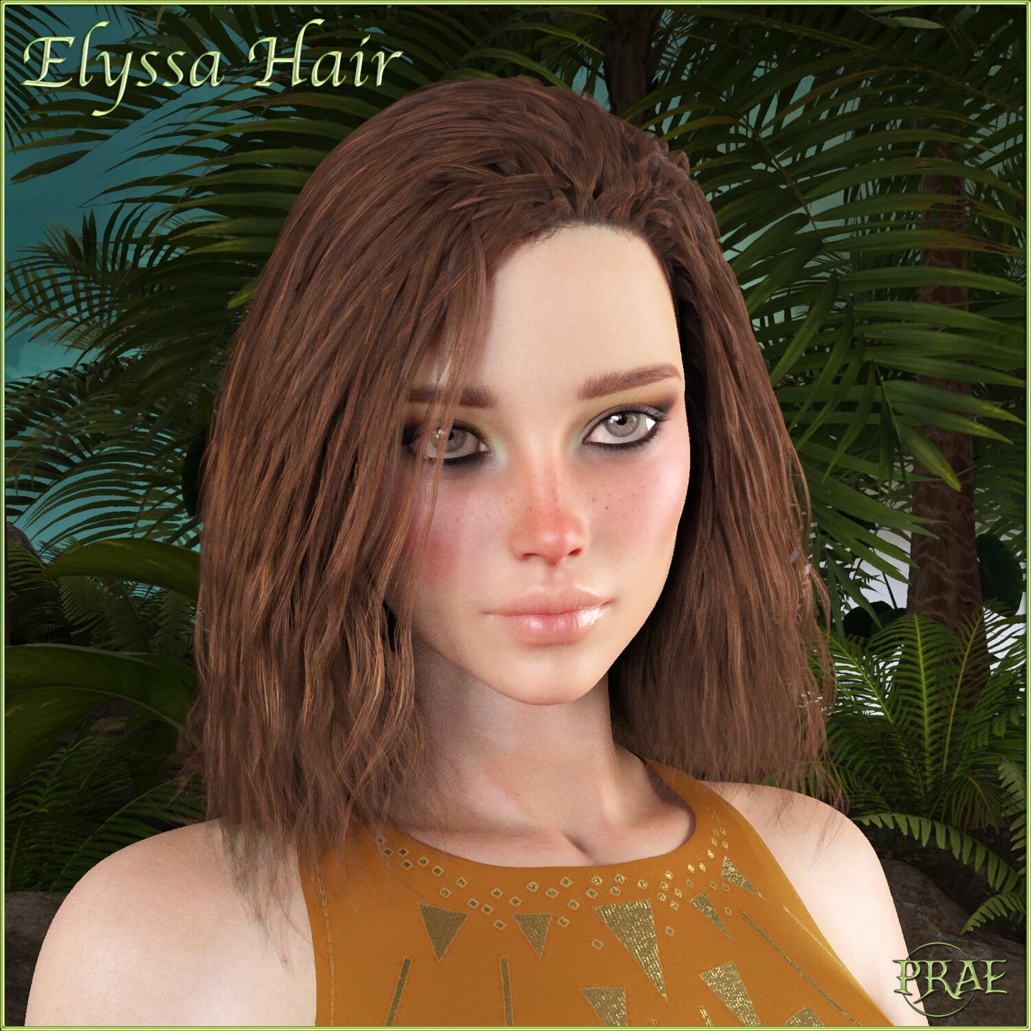 Prae-Elyssa Hair For G8 Daz by N/A