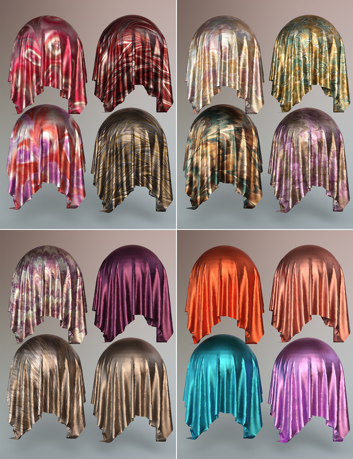 Printed Fabric Iray Shaders by N/A
