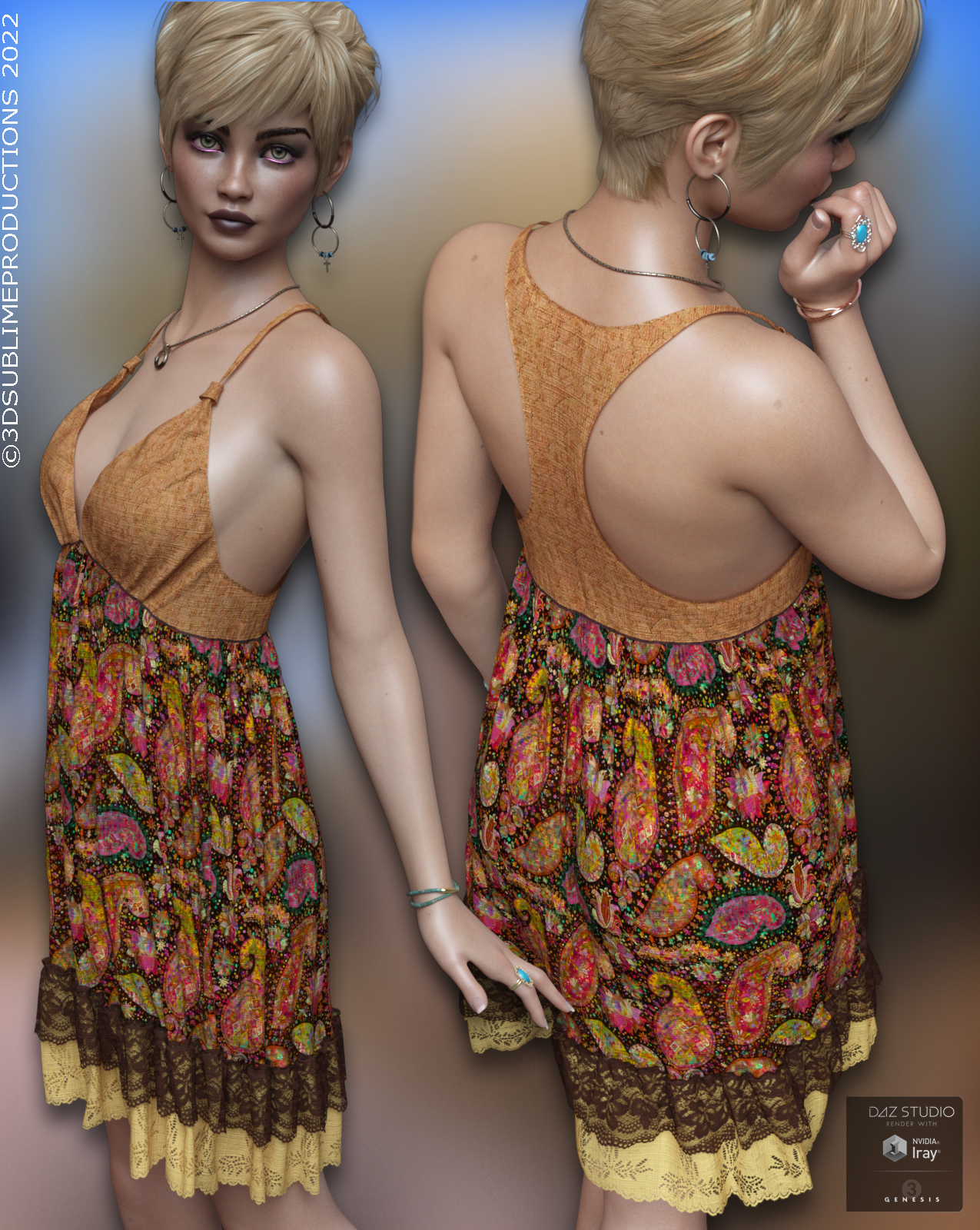RomiFashion for dForce V-Neck Dress by N/A
