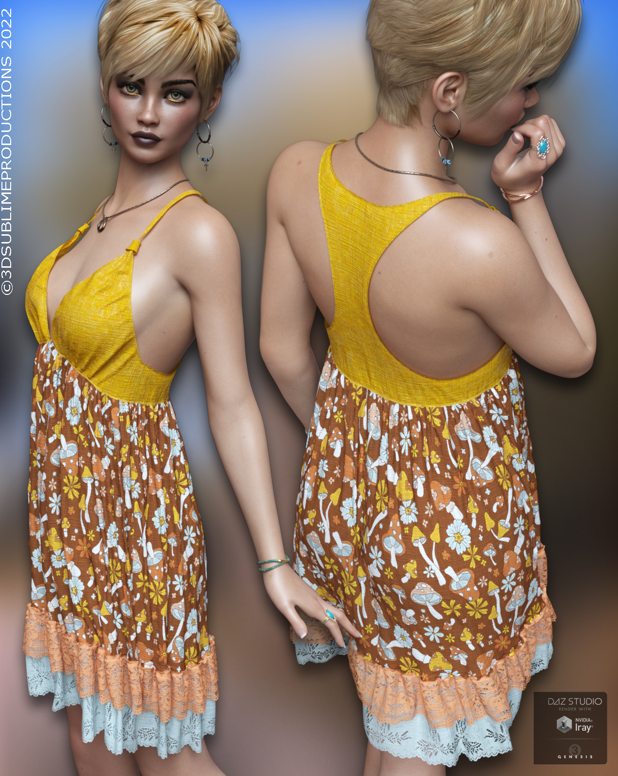 RomiFashion for dForce V-Neck Dress by N/A
