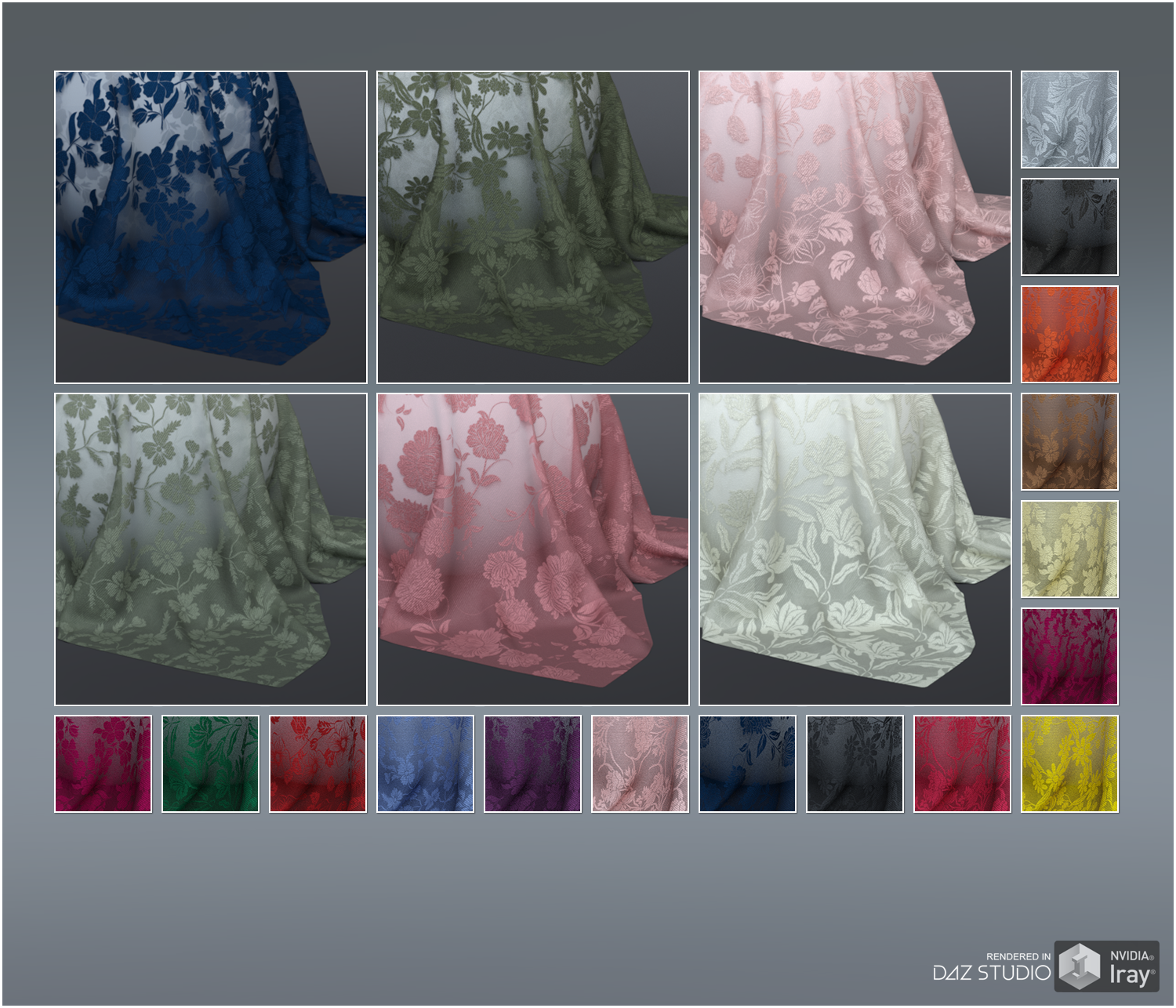 Daz Iray - Silk Shaders by N/A