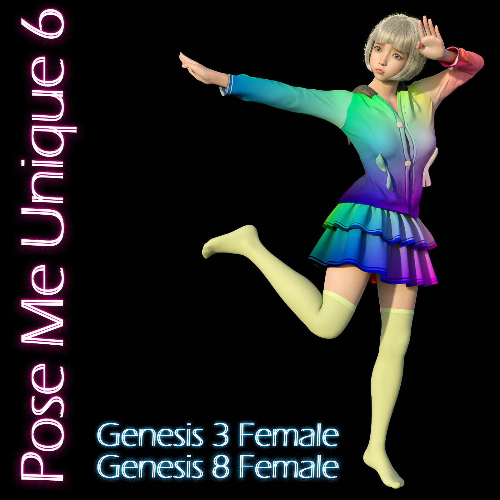 Pose Me Unique Vol.6 for G3F and G8F by N/A