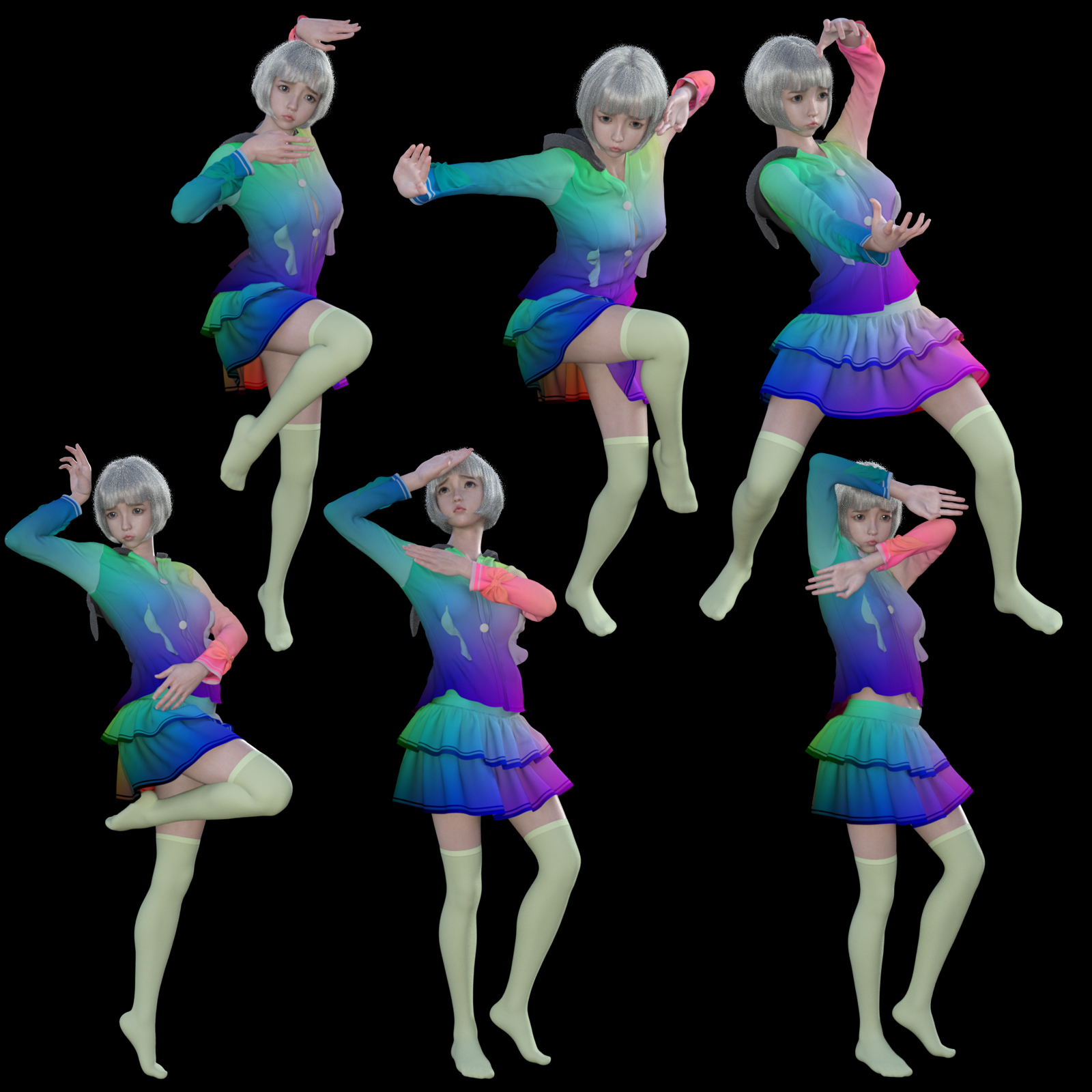 Pose Me Unique Vol.6 for G3F and G8F by N/A