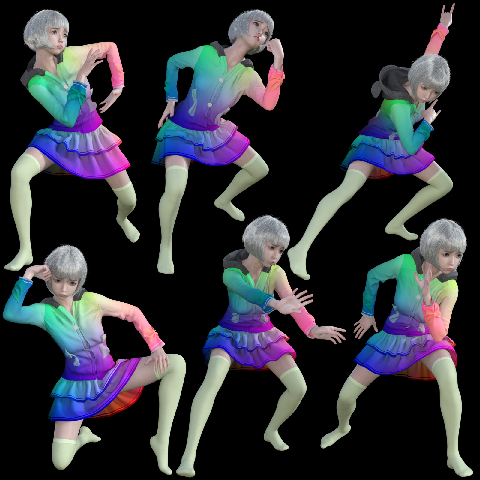 Pose Me Unique Vol.6 for G3F and G8F by N/A