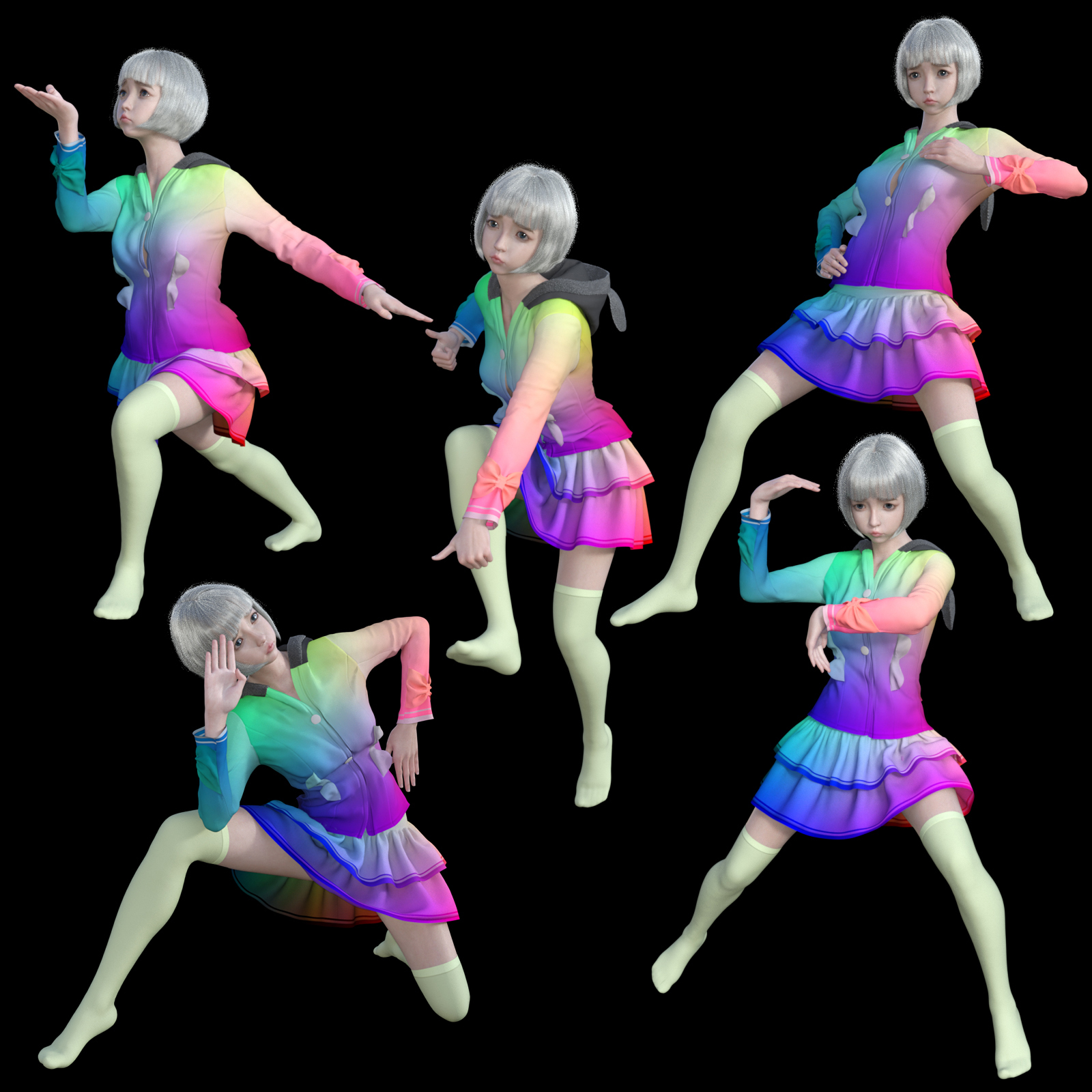 Pose Me Unique Vol.6 for G3F and G8F by N/A
