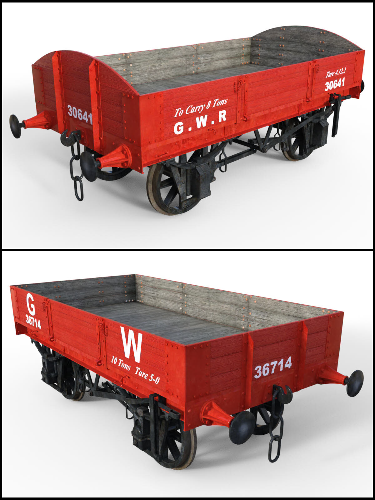 GWR 3 Plank Wagon by N/A
