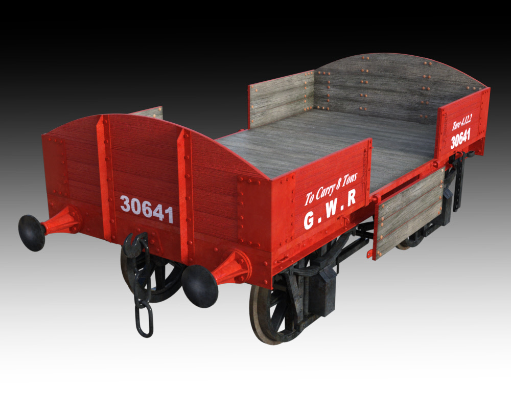 GWR 3 Plank Wagon by N/A