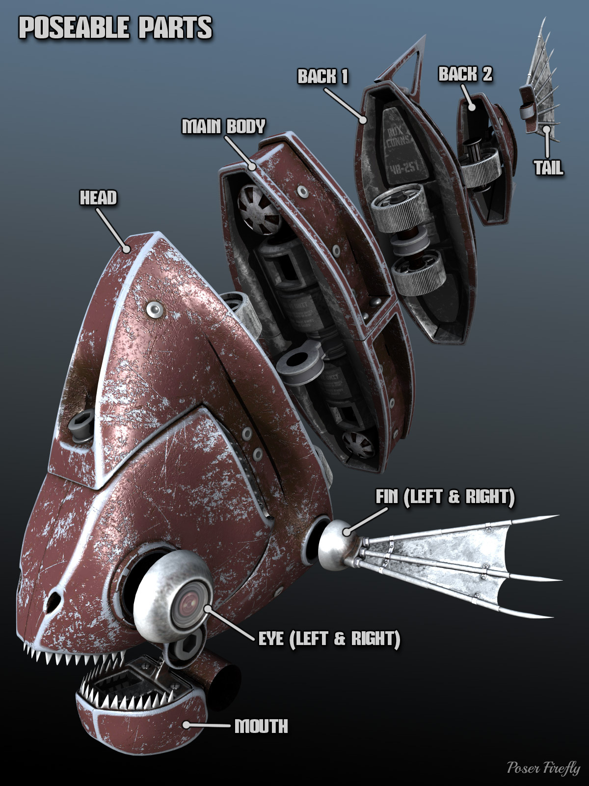 Mecha Fish by N/A