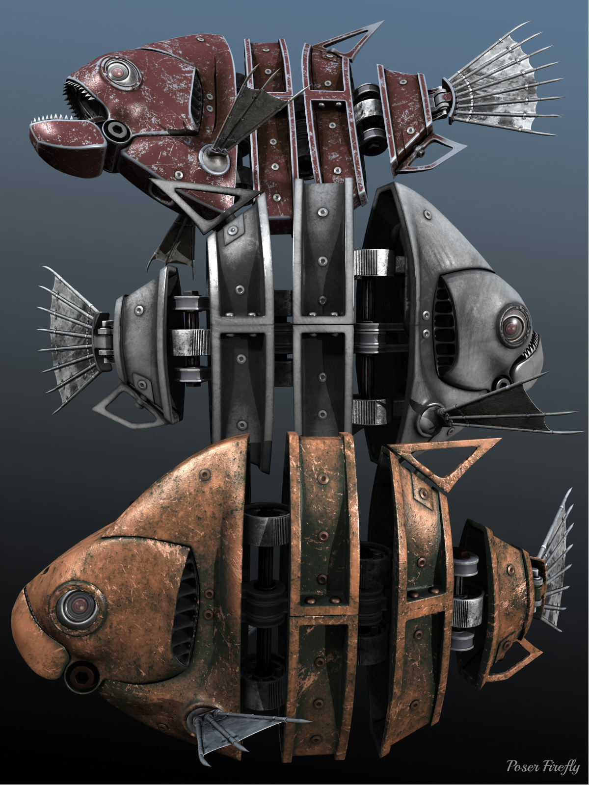 Mecha Fish by N/A