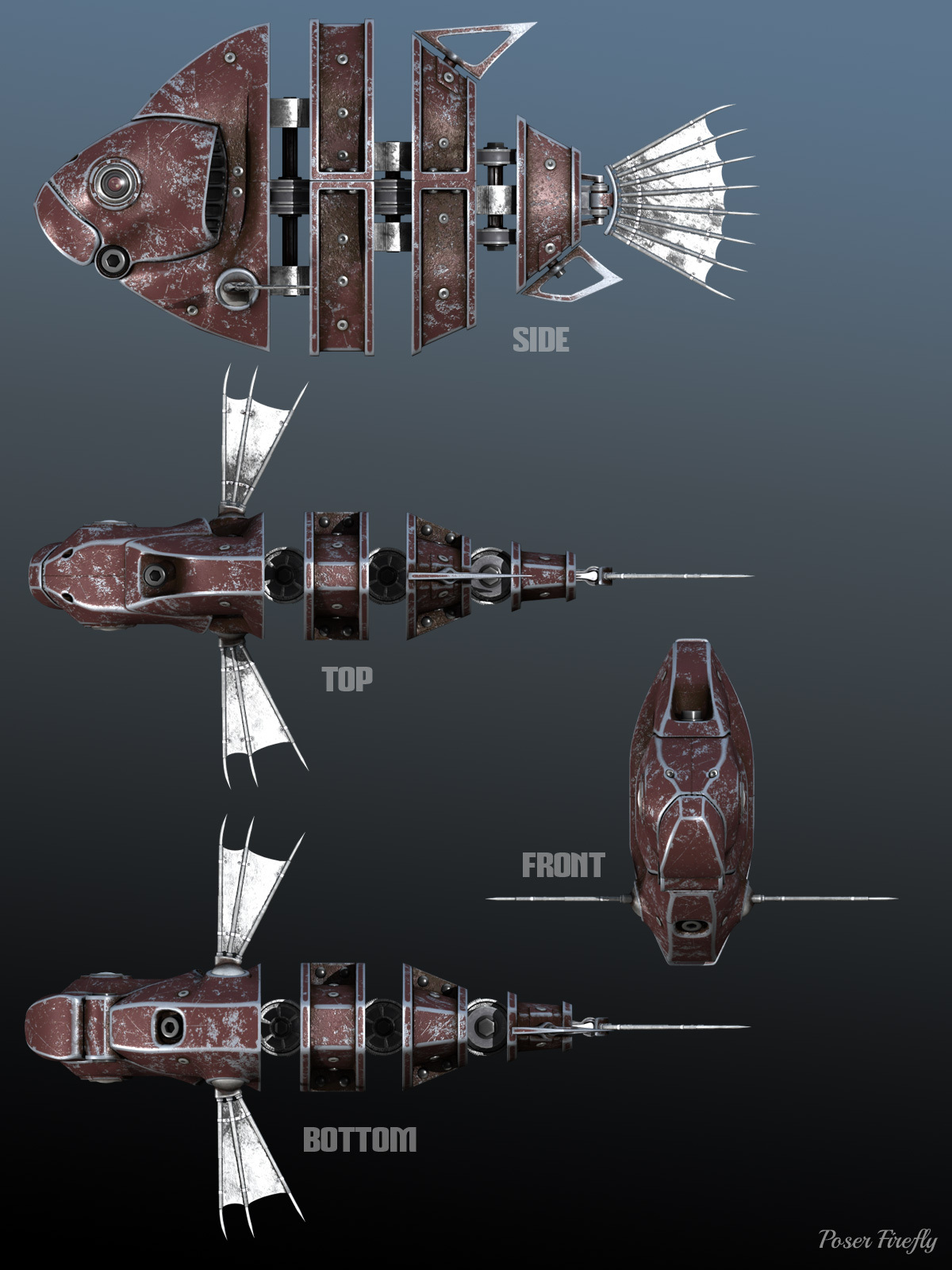 Mecha Fish by N/A