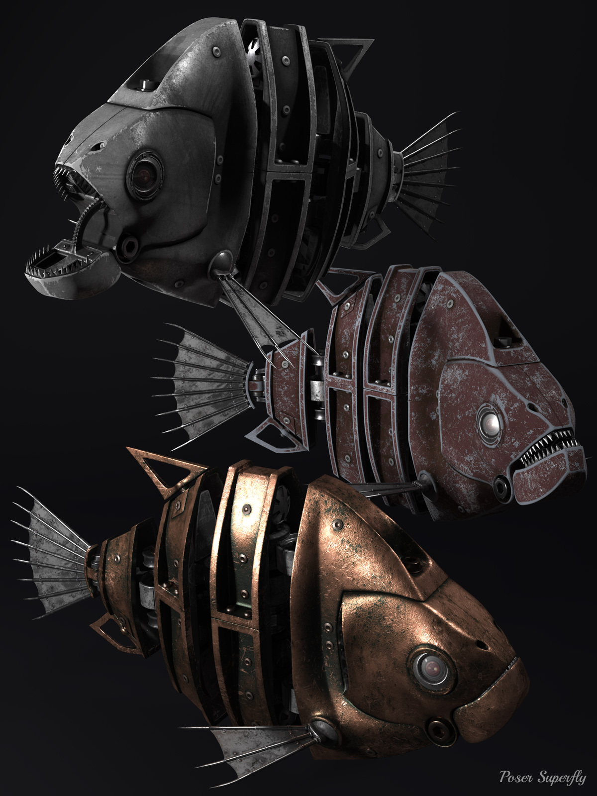 Mecha Fish by N/A