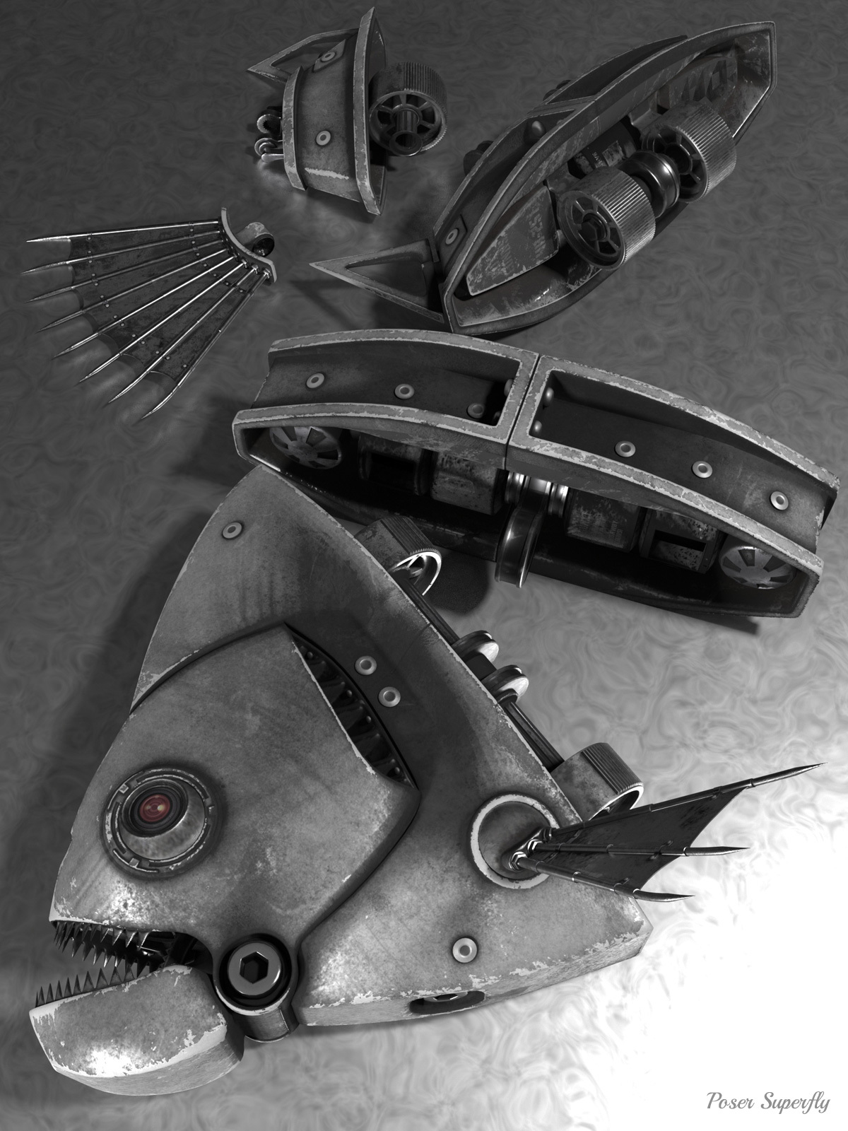 Mecha Fish by N/A