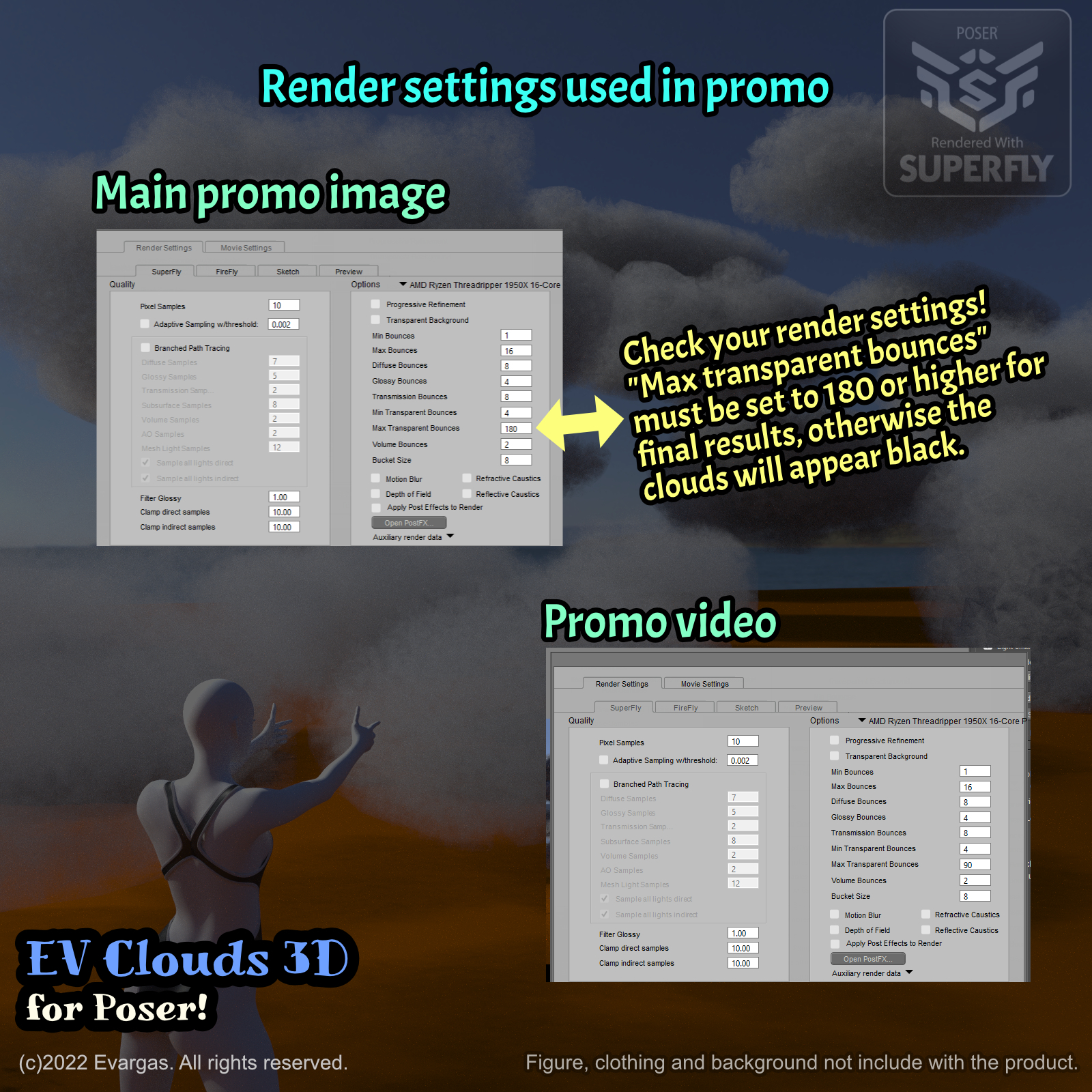 EV Clouds 3D for Poser by N/A